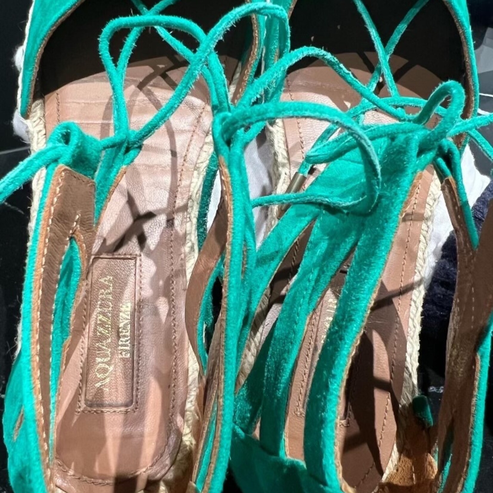 Aquazzura SOLD - Aquazzura Belgravia Flat Espradilles- 36.5