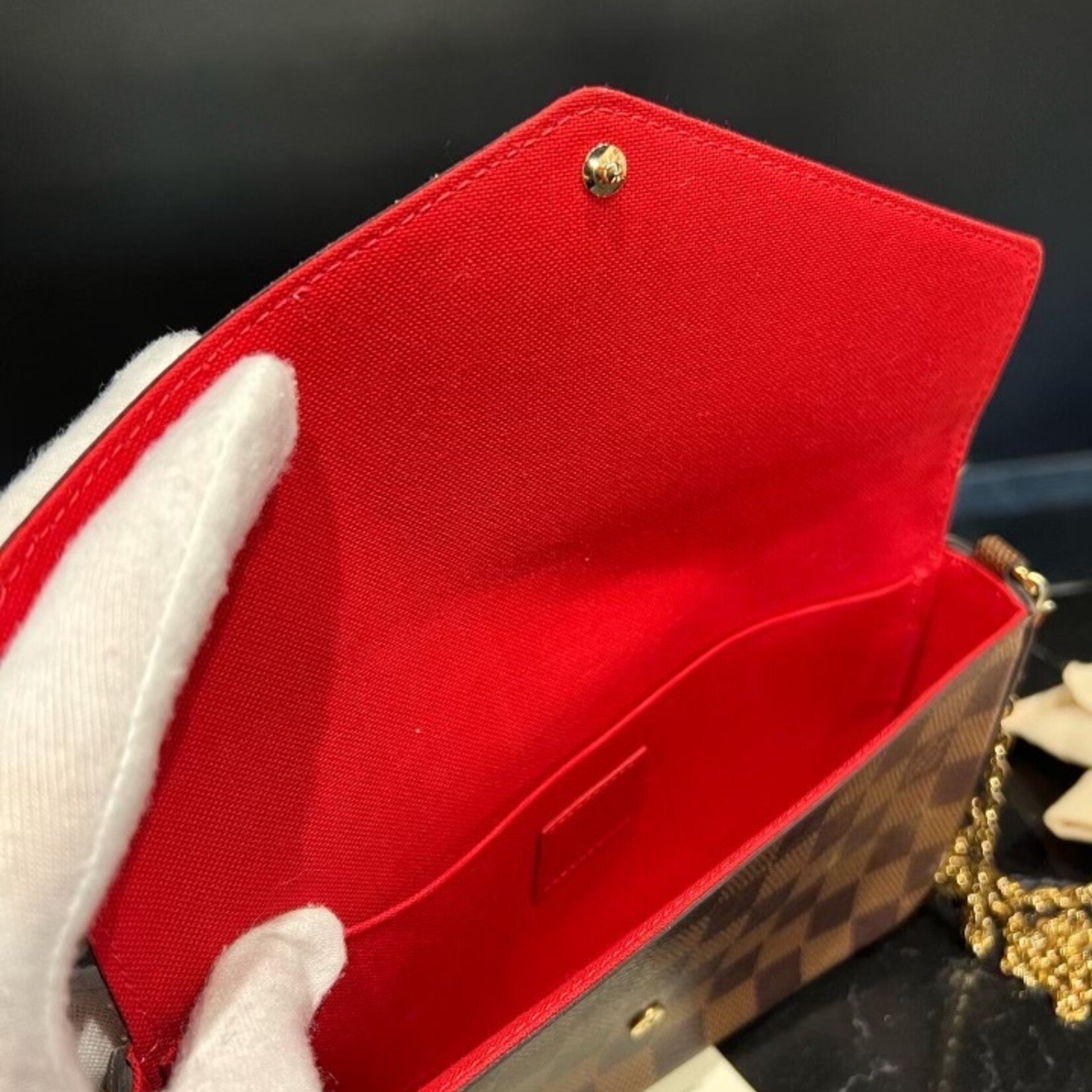 Louis Vuitton SOLD - Louis Vuitton Pochette Félicie Damier Ebene