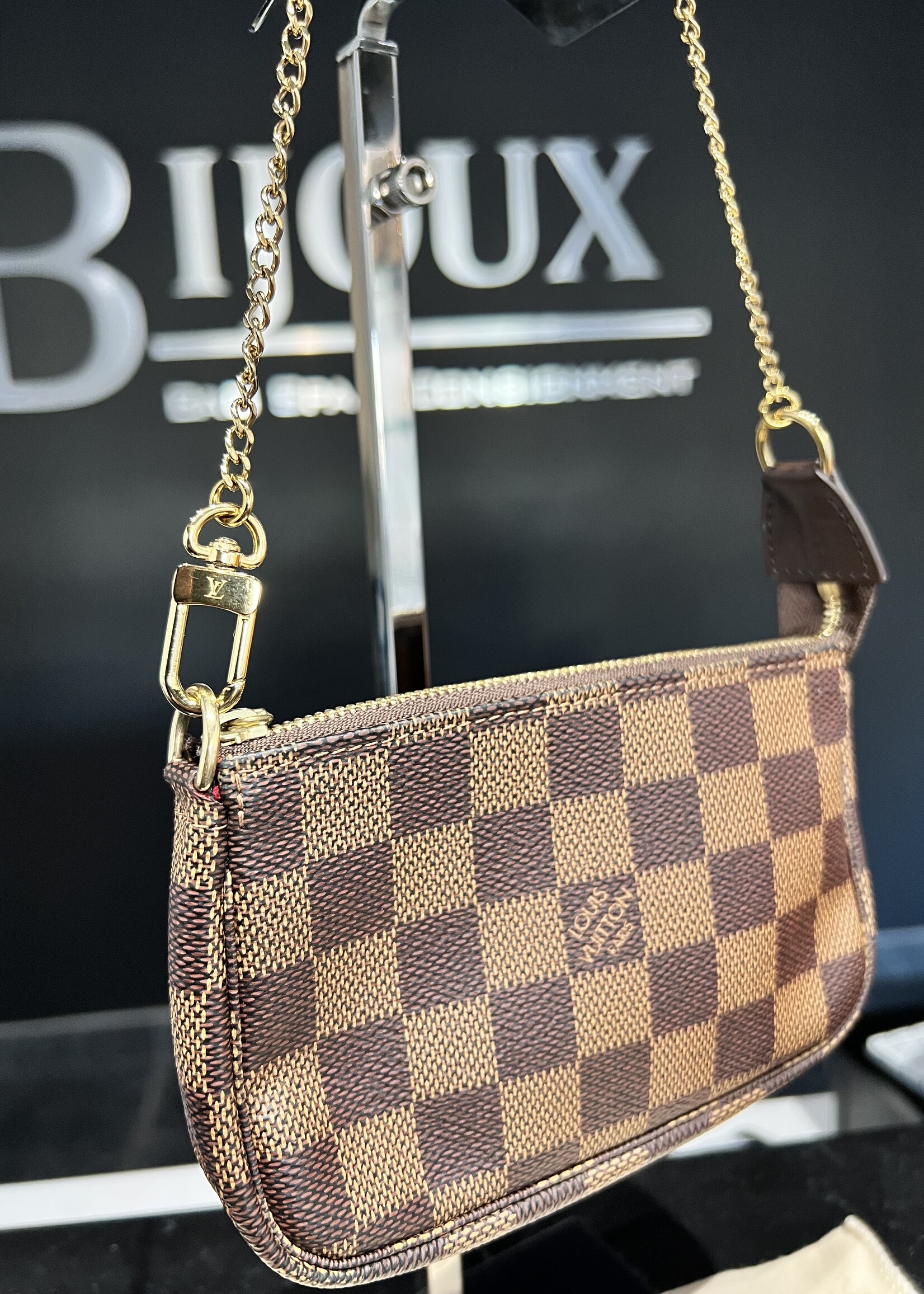 Louis Vuitton SOLD - Louis Vuitton Mini Pochette Accessoires Damier Ebene