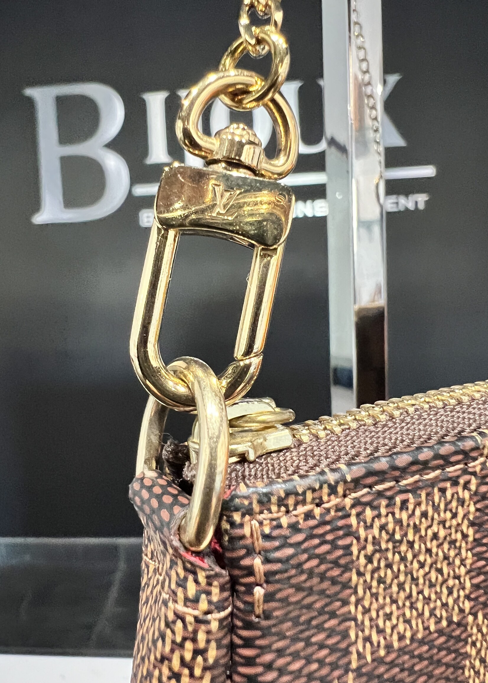 Louis Vuitton SOLD - Louis Vuitton Mini Pochette Accessoires Damier Ebene