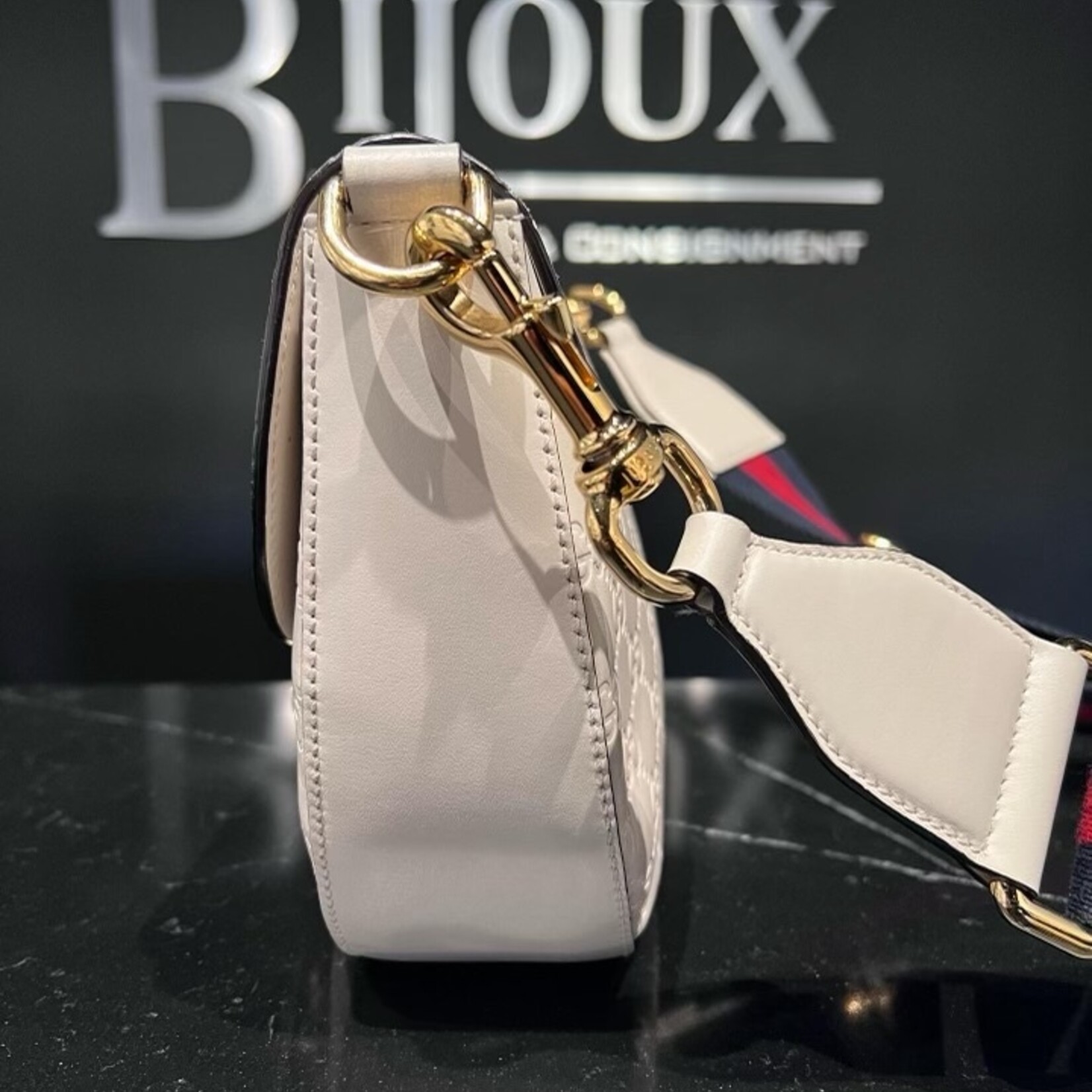 Gucci SOLD - Gucci Guccissima Saddle Bag
