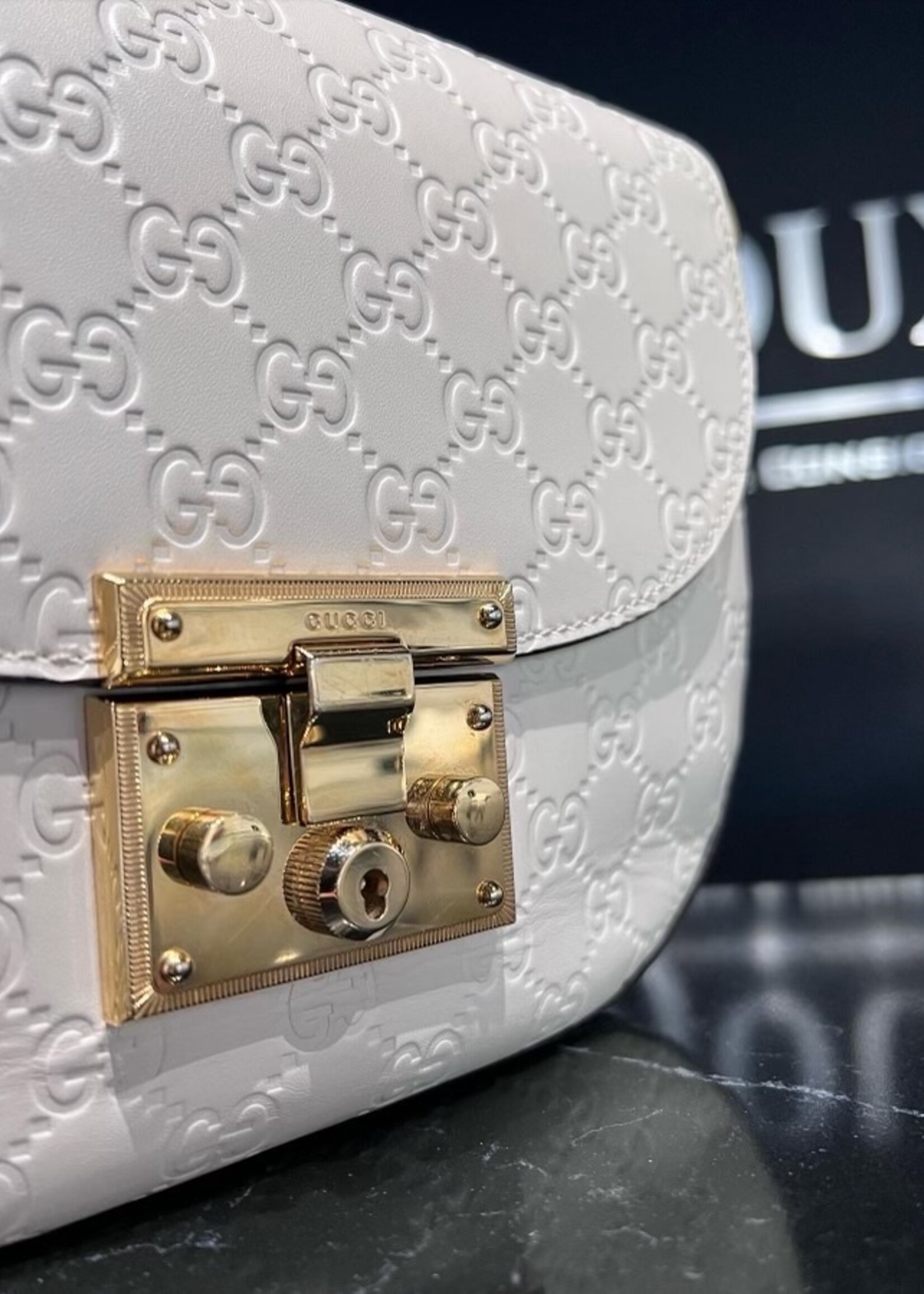 Gucci SOLD - Gucci Guccissima Saddle Bag