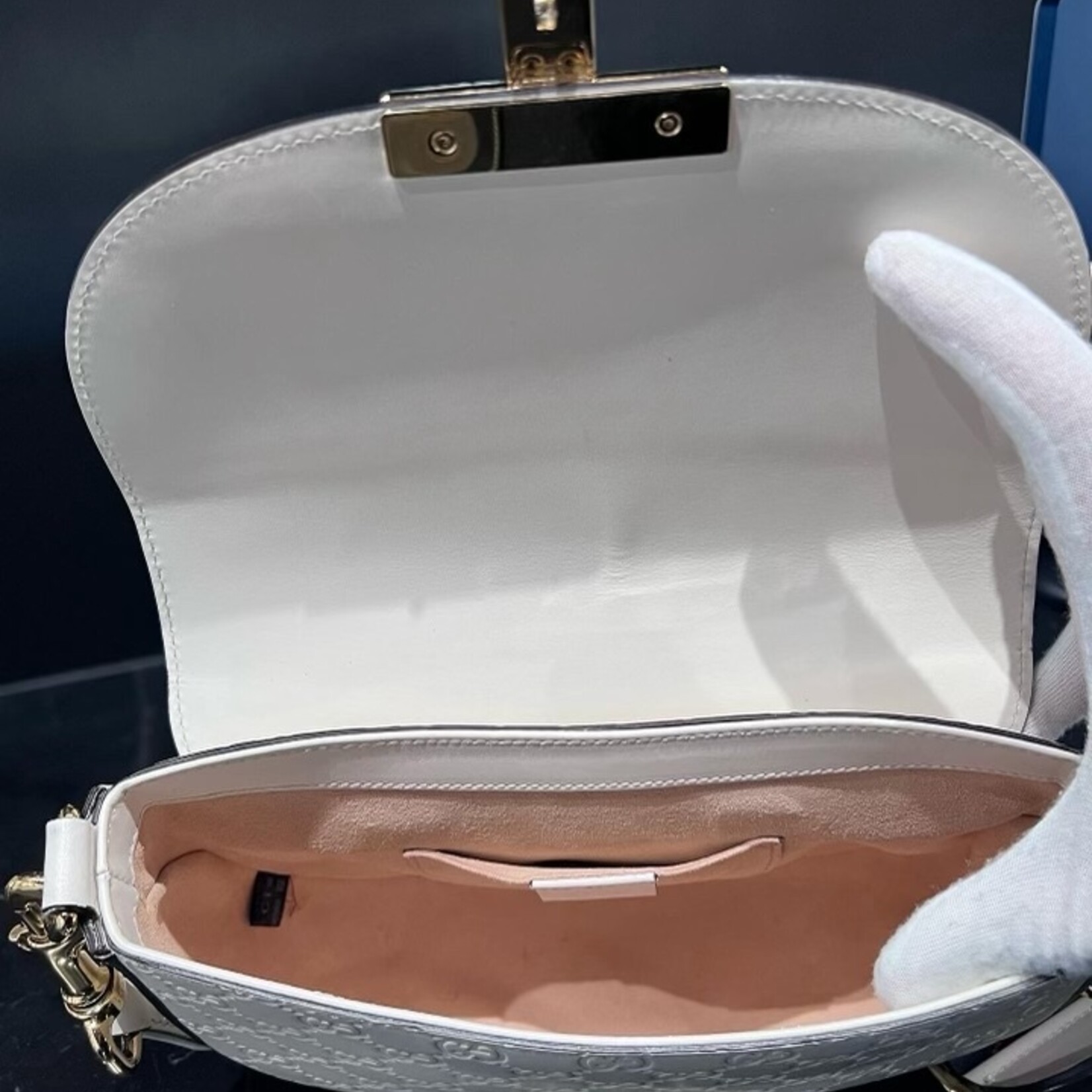 Gucci SOLD - Gucci Guccissima Saddle Bag