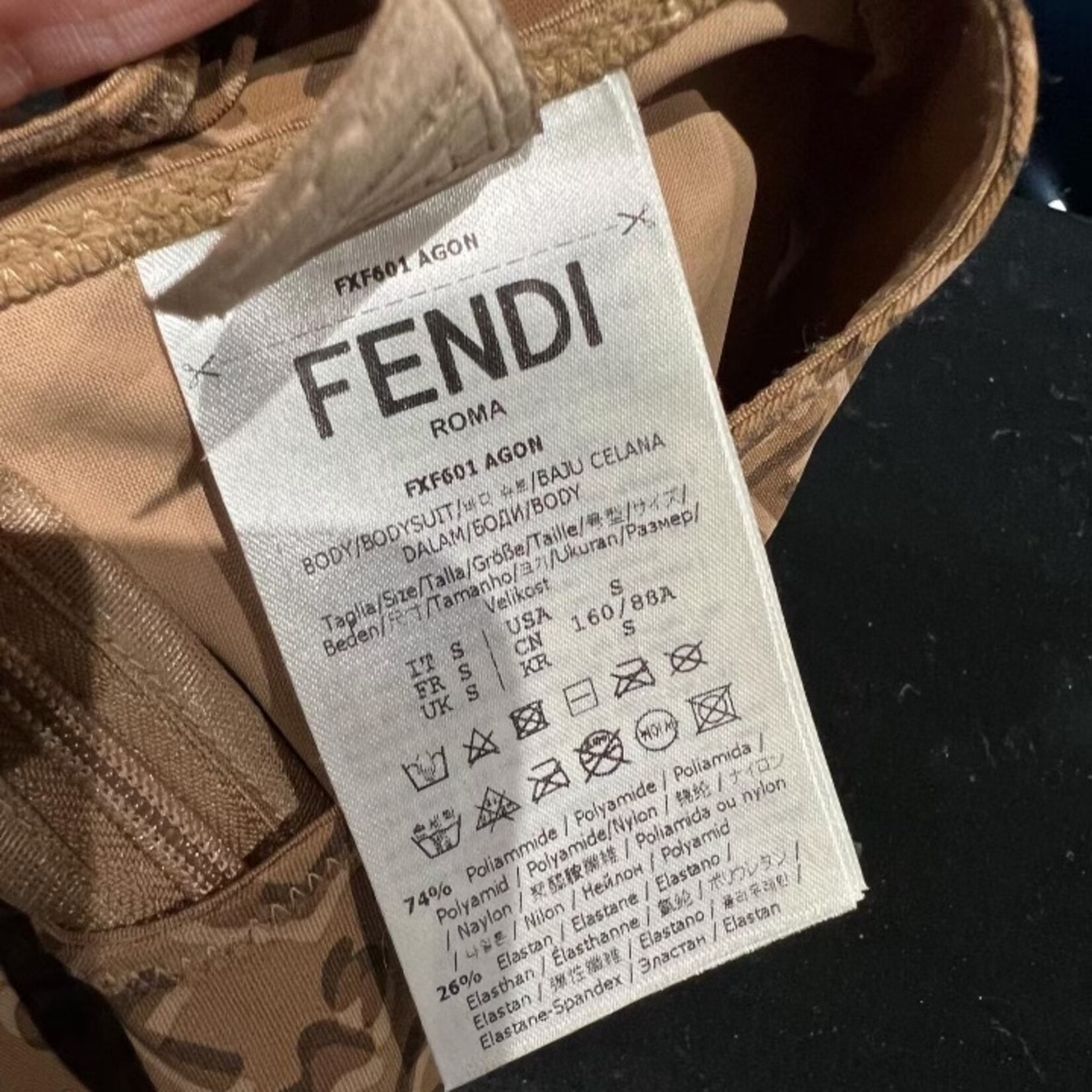 SOLD- Fendi X Skims Bodysuit