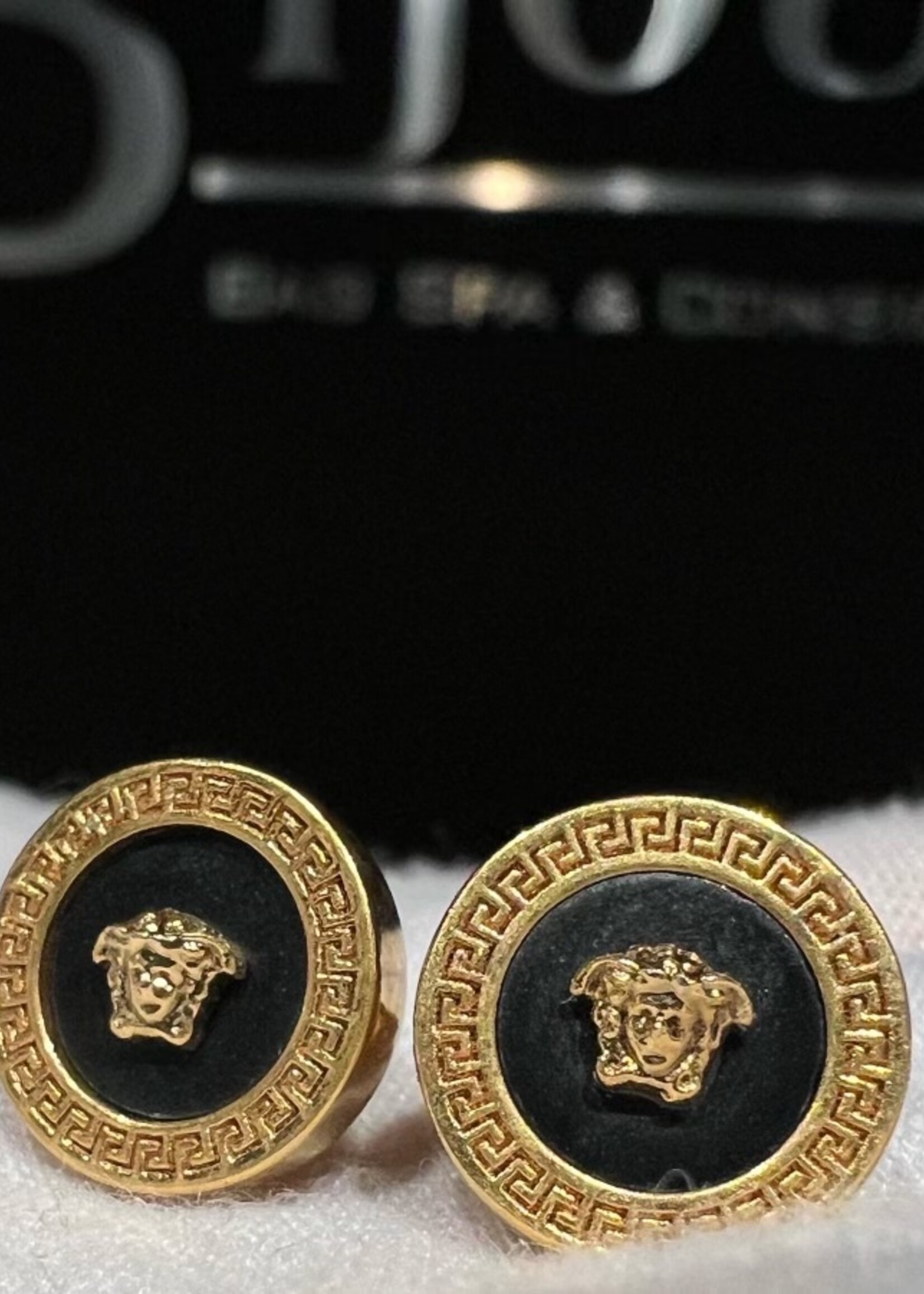 Versace SOLD - Versace Enamel Earrings