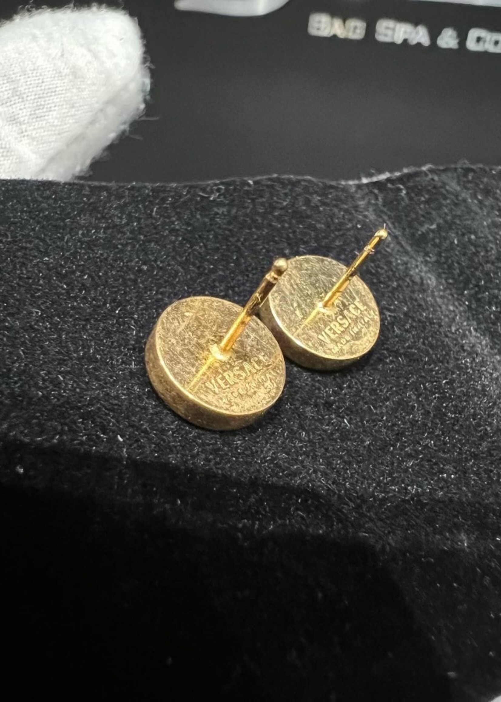 Versace SOLD - Versace Enamel Earrings