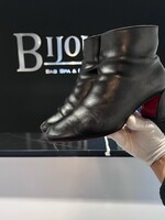 Louis Vuitton Christian Louboutin Turela Leather Black 39