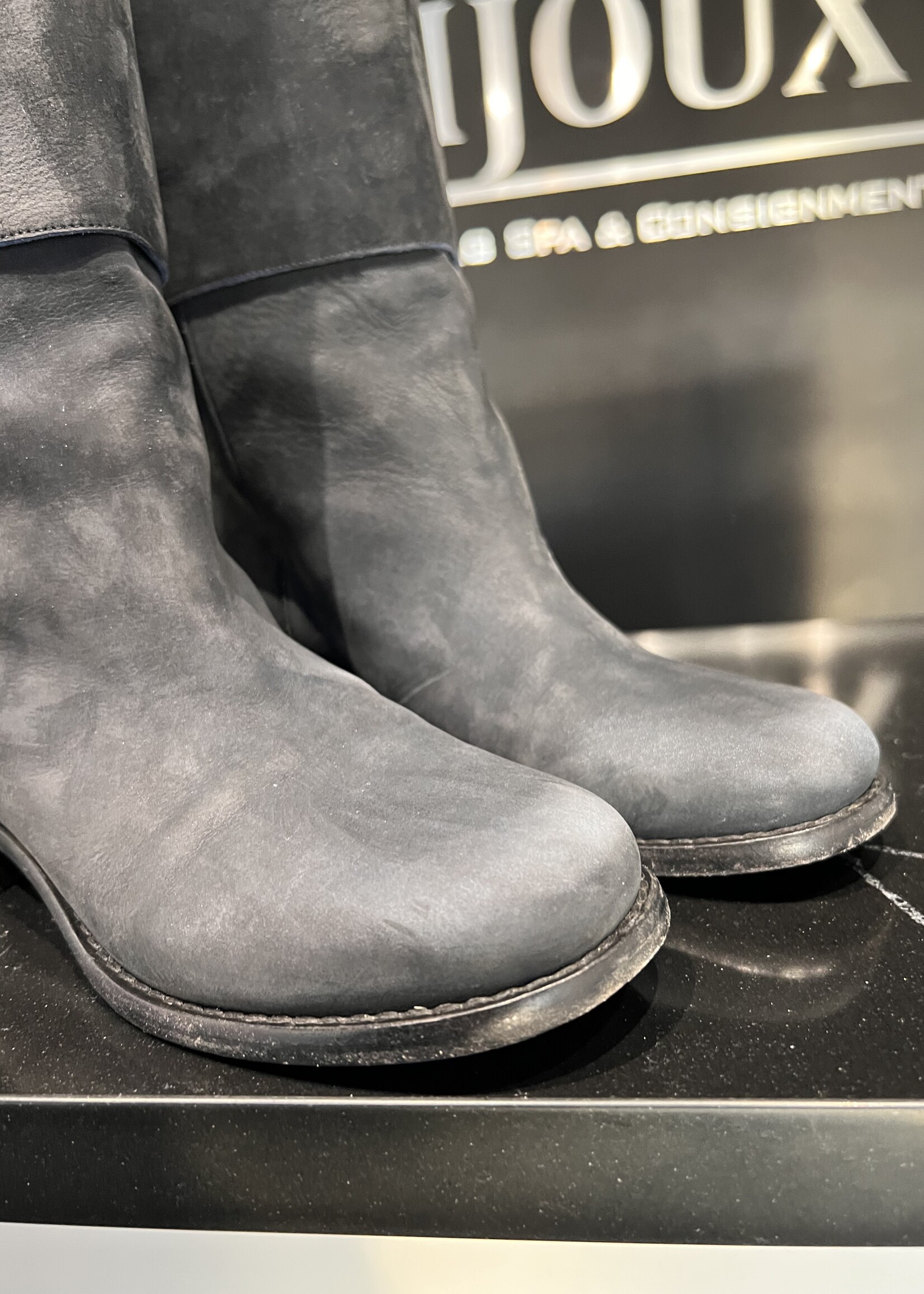 Chanel Chanel Suede Navy Boots 39