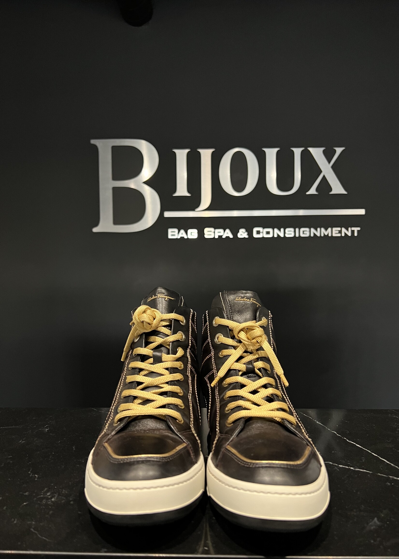 Salvatore Ferragamo Salvatore Ferragamo High Top Sneaker - 10