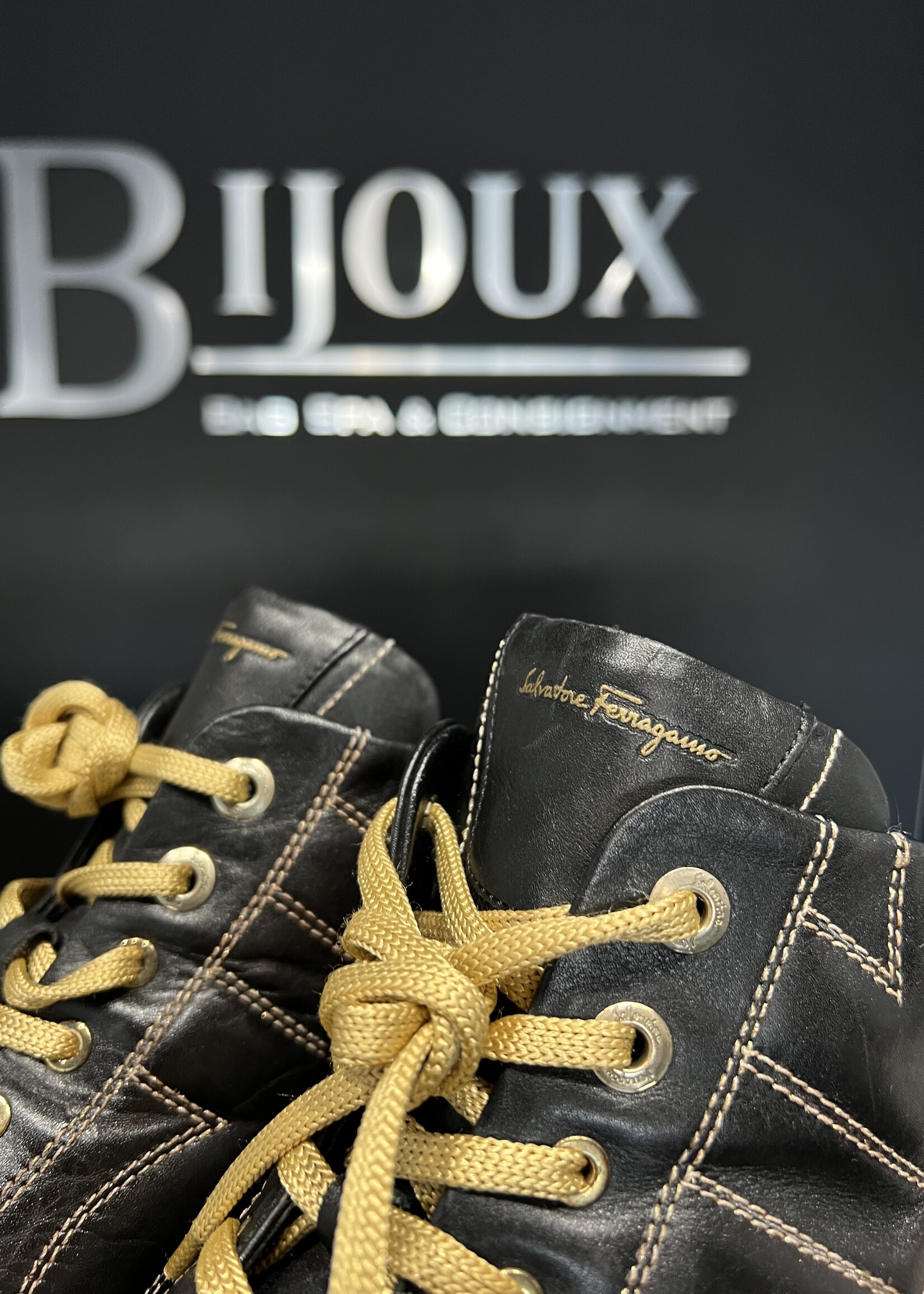 Salvatore Ferragamo Salvatore Ferragamo High Top Sneaker - 10