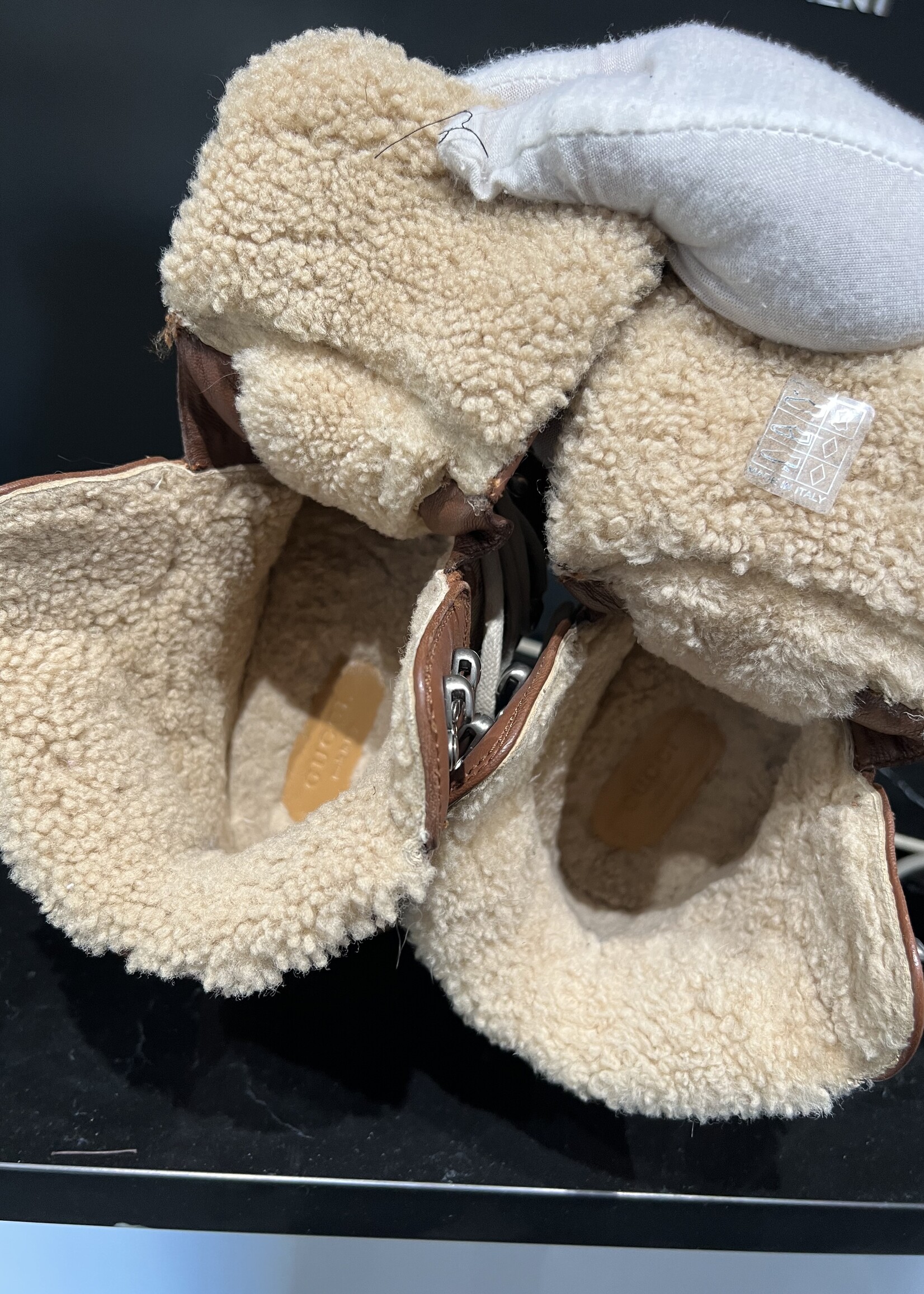 Gucci SOLD - Gucci Flashtrek Monogram Boots Brown 39