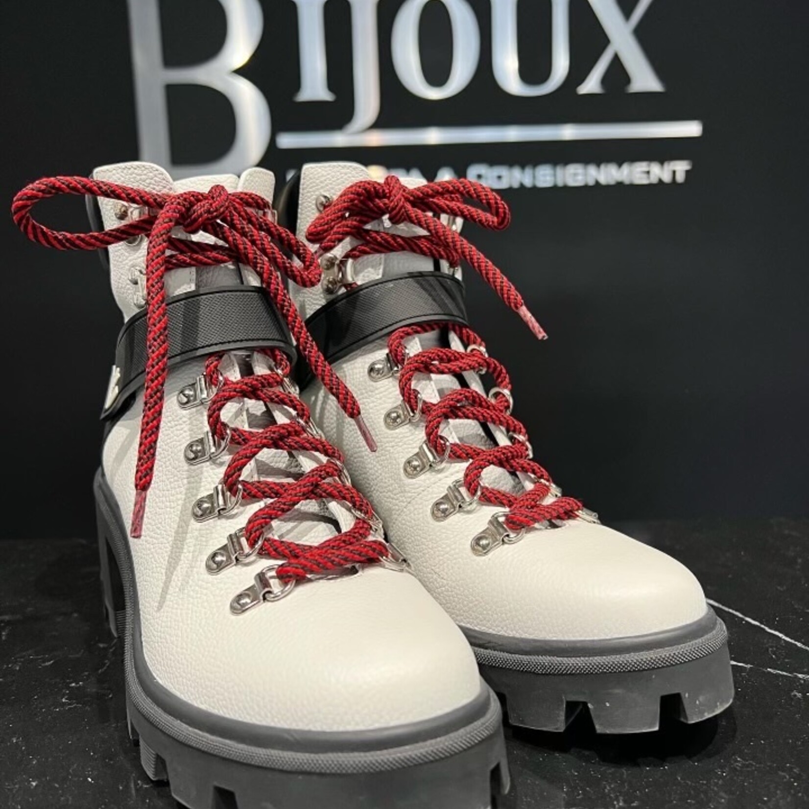 スキー MONCLER boots shoes MONCLER Insolux M Metallic Faux Fur Winter Snow Boots Shoes