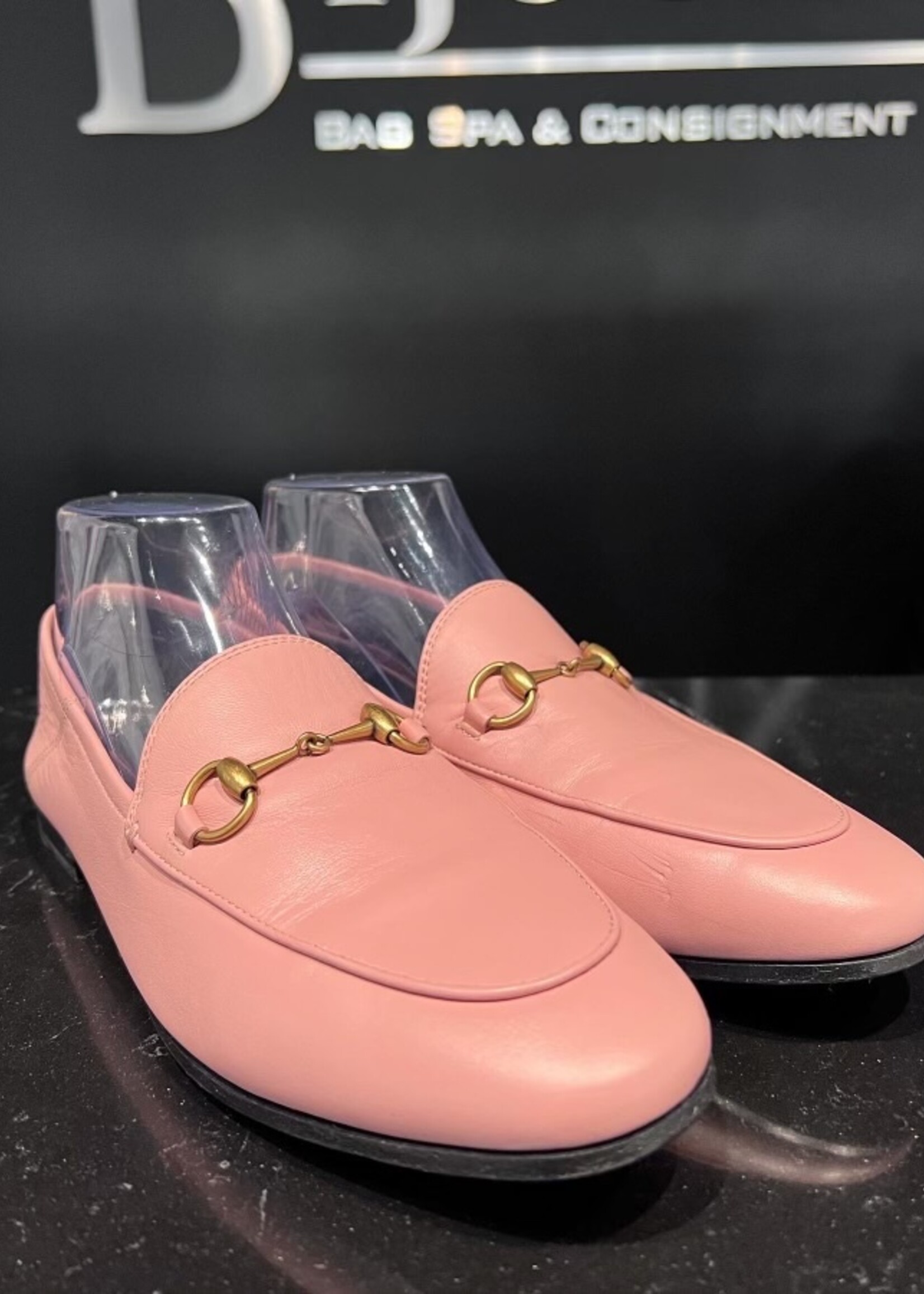 Gucci SOLD - Gucci Pink Jordan Loafer 38.5