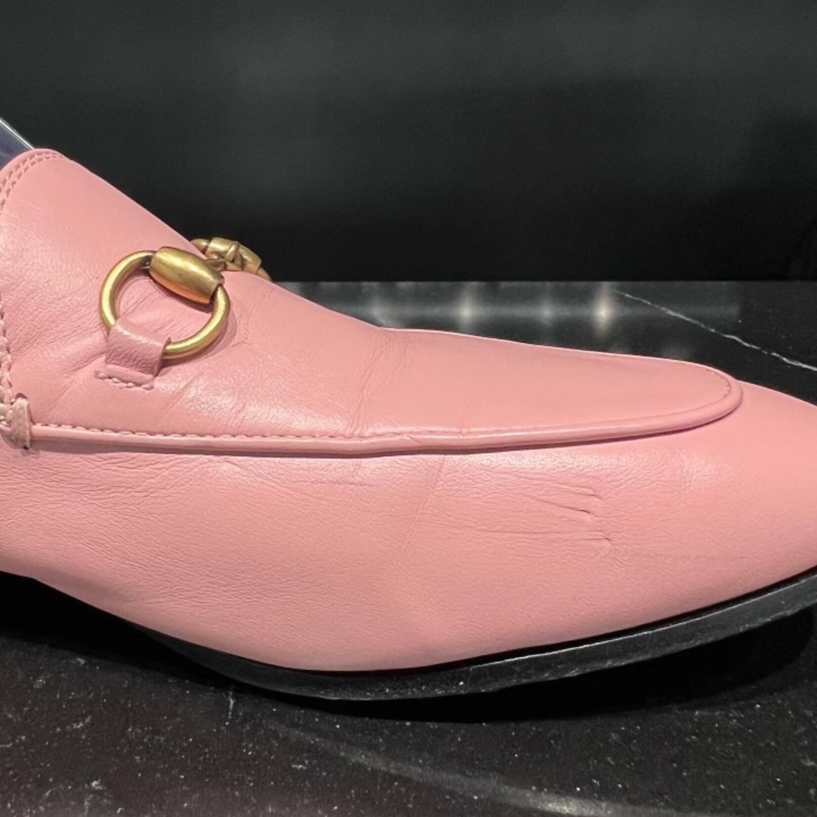 Gucci SOLD - Gucci Pink Jordan Loafer 38.5