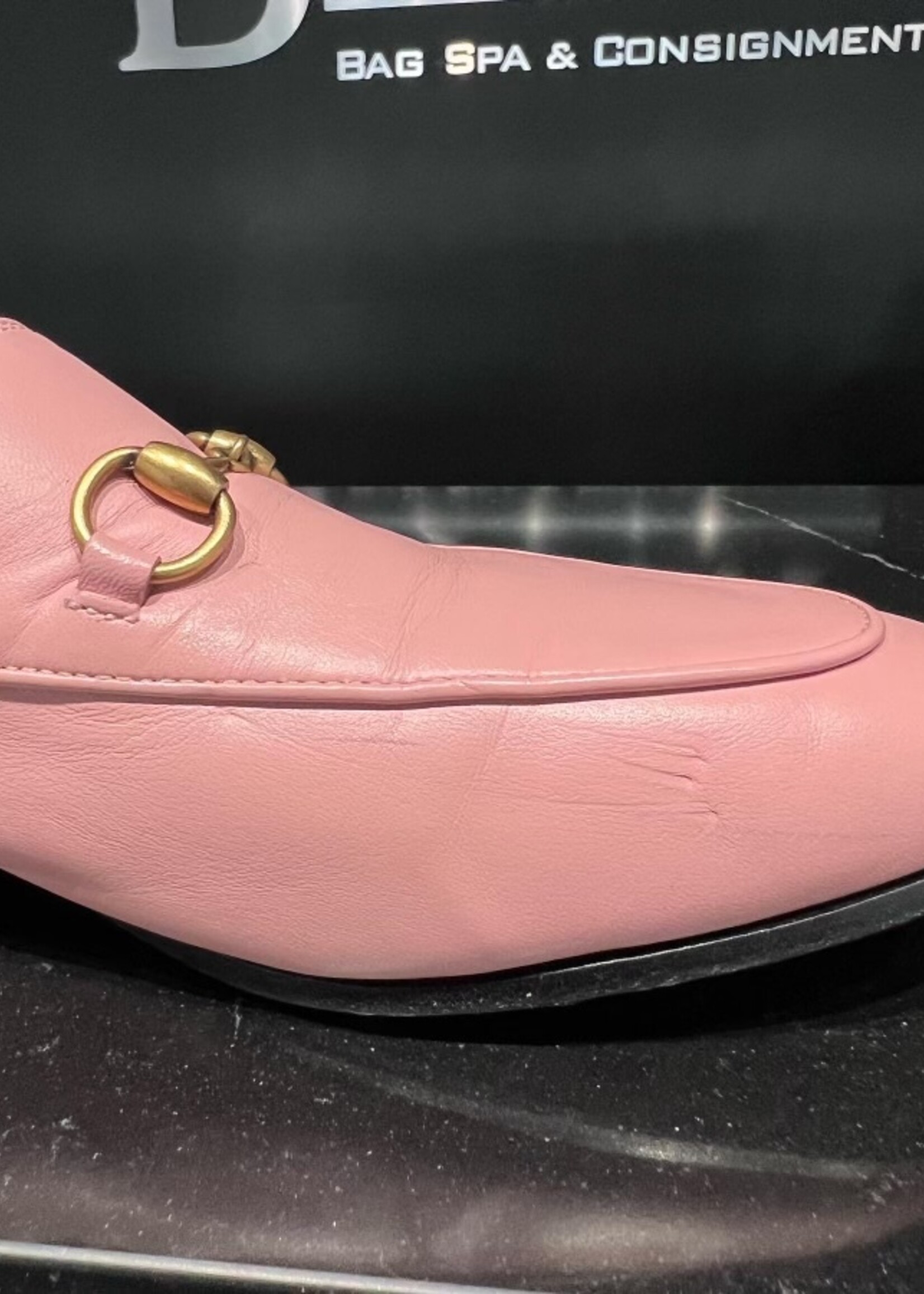 Gucci SOLD - Gucci Pink Jordan Loafer 38.5