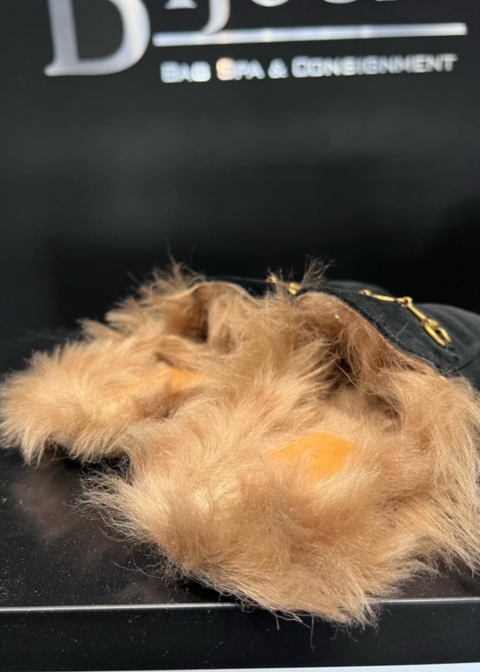 Gucci Gucci Fur Princetown Loafers 39