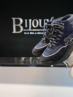 Chanel SOLD - Chanel Hightop Nylon Sneaker 39