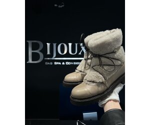 Jimmy Choo Fur Boots - Bijoux Bag Spa & Consignment