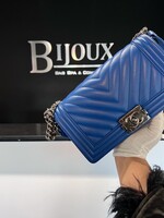Chanel SOLD - Old Medium Chevron Boy Bag RHW
