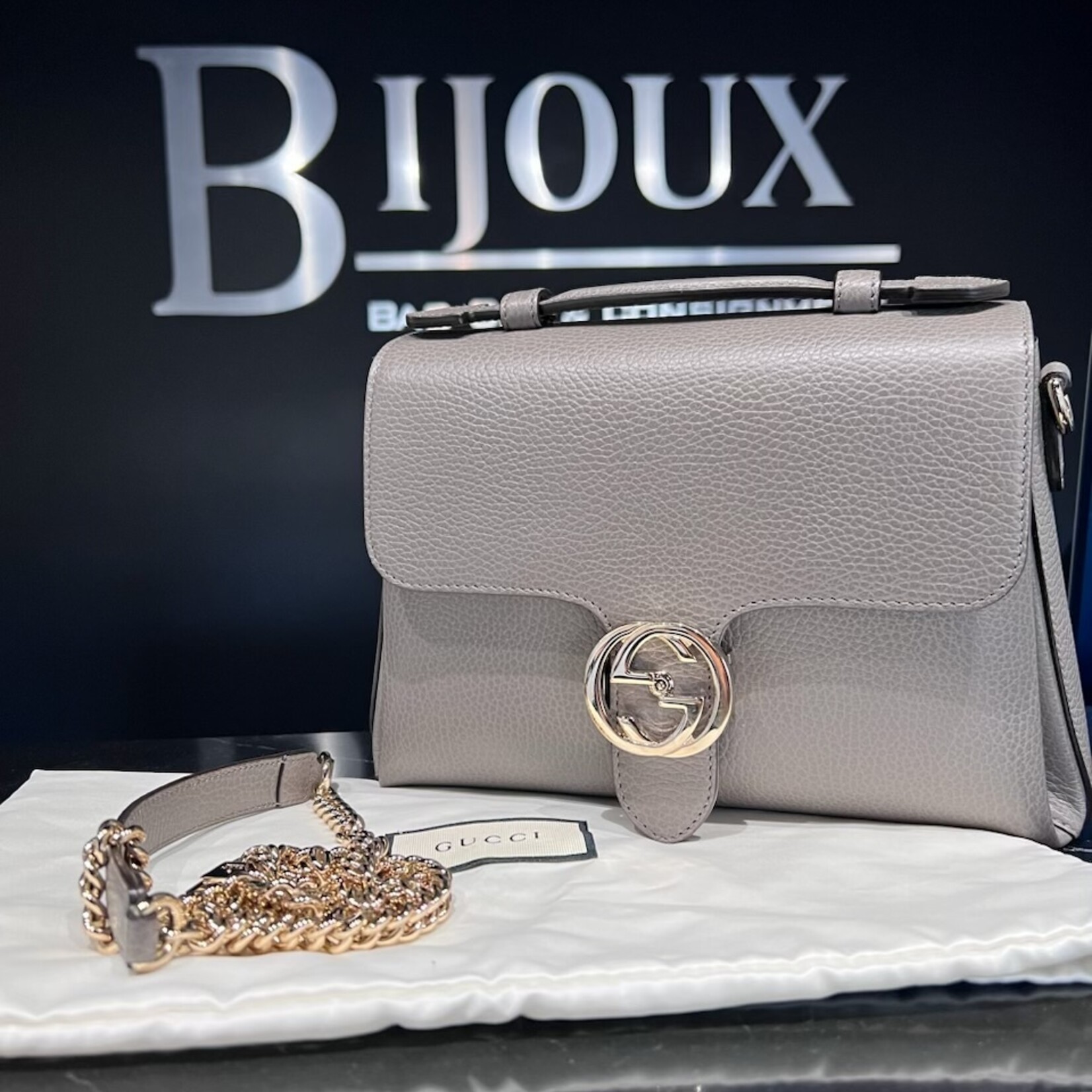 Gucci SOLD - Gucci GG Interlocking Small Dollar Bag