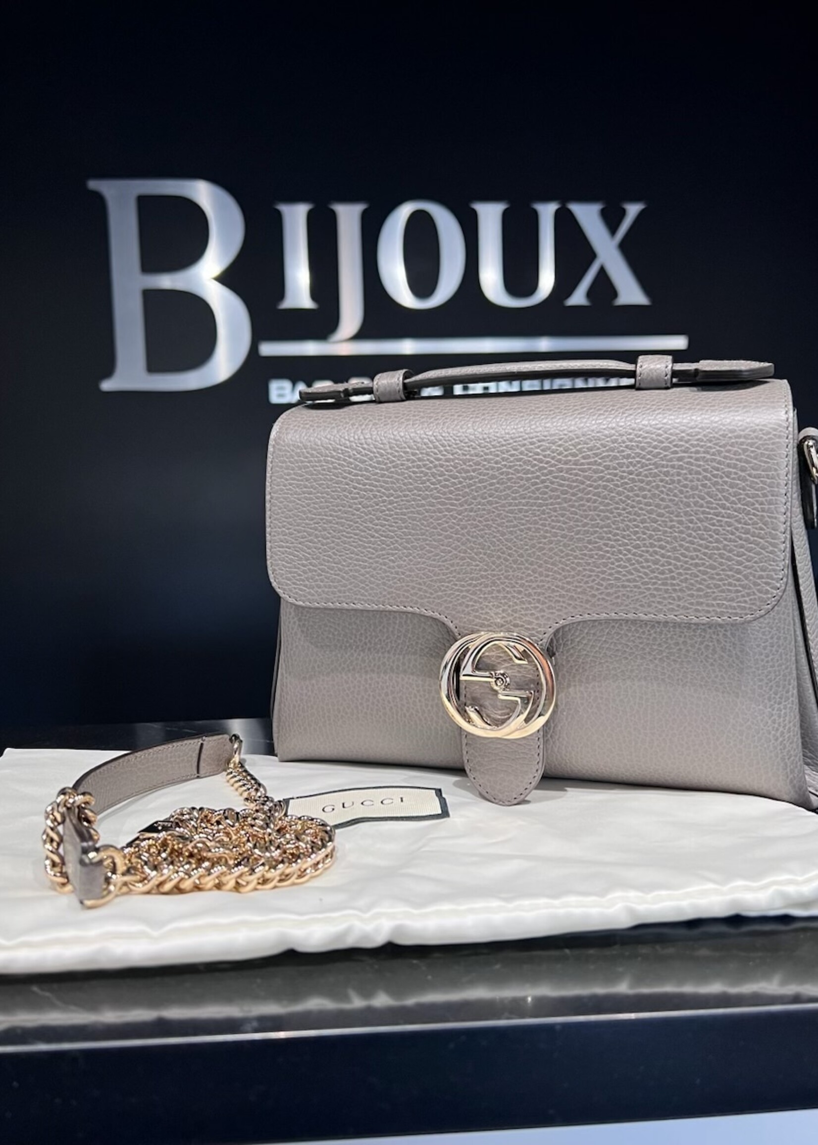 Gucci SOLD - Gucci GG Interlocking Small Dollar Bag