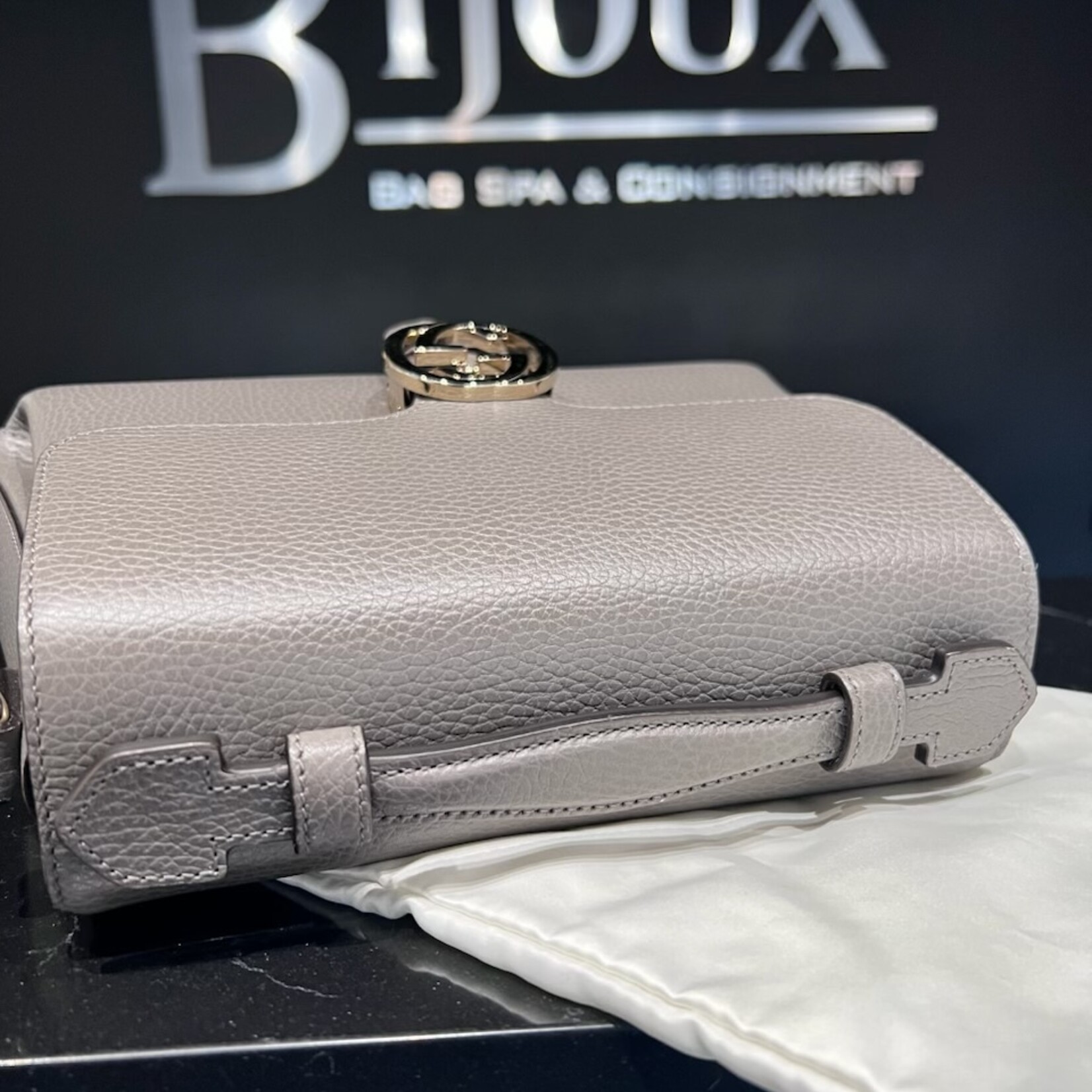 Gucci SOLD - Gucci GG Interlocking Small Dollar Bag