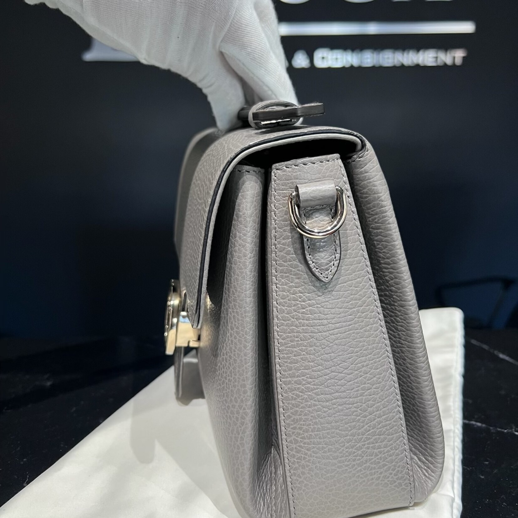 Gucci SOLD - Gucci GG Interlocking Small Dollar Bag