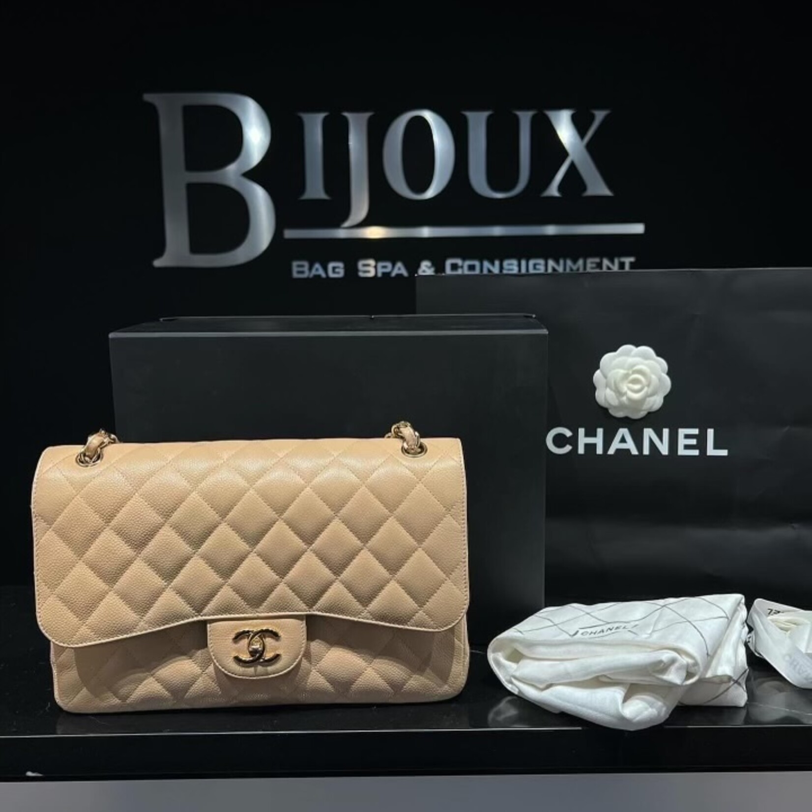 Chanel SOLD- Chanel Jumbo Caviar GHW