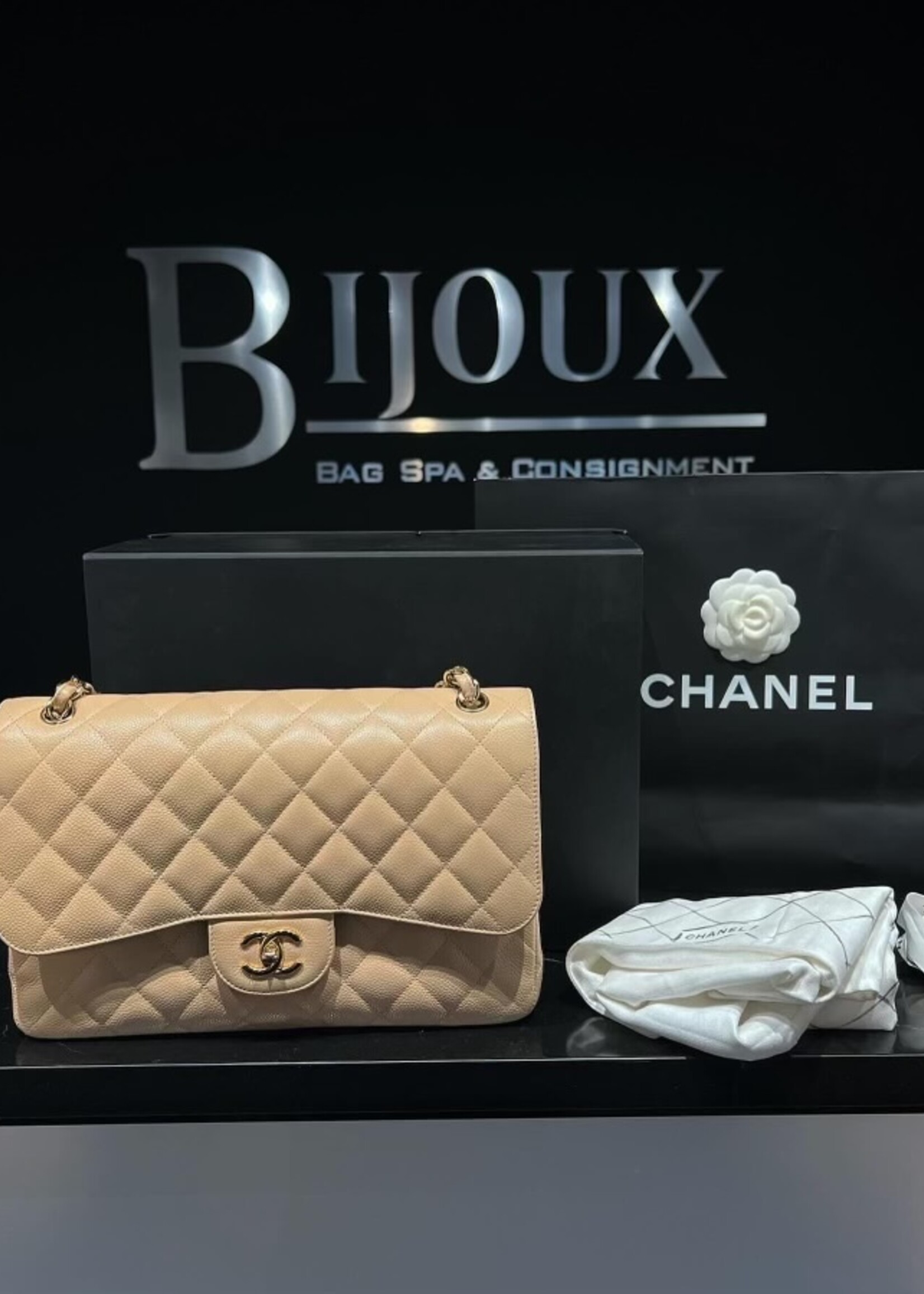 Chanel SOLD- Chanel Jumbo Caviar GHW