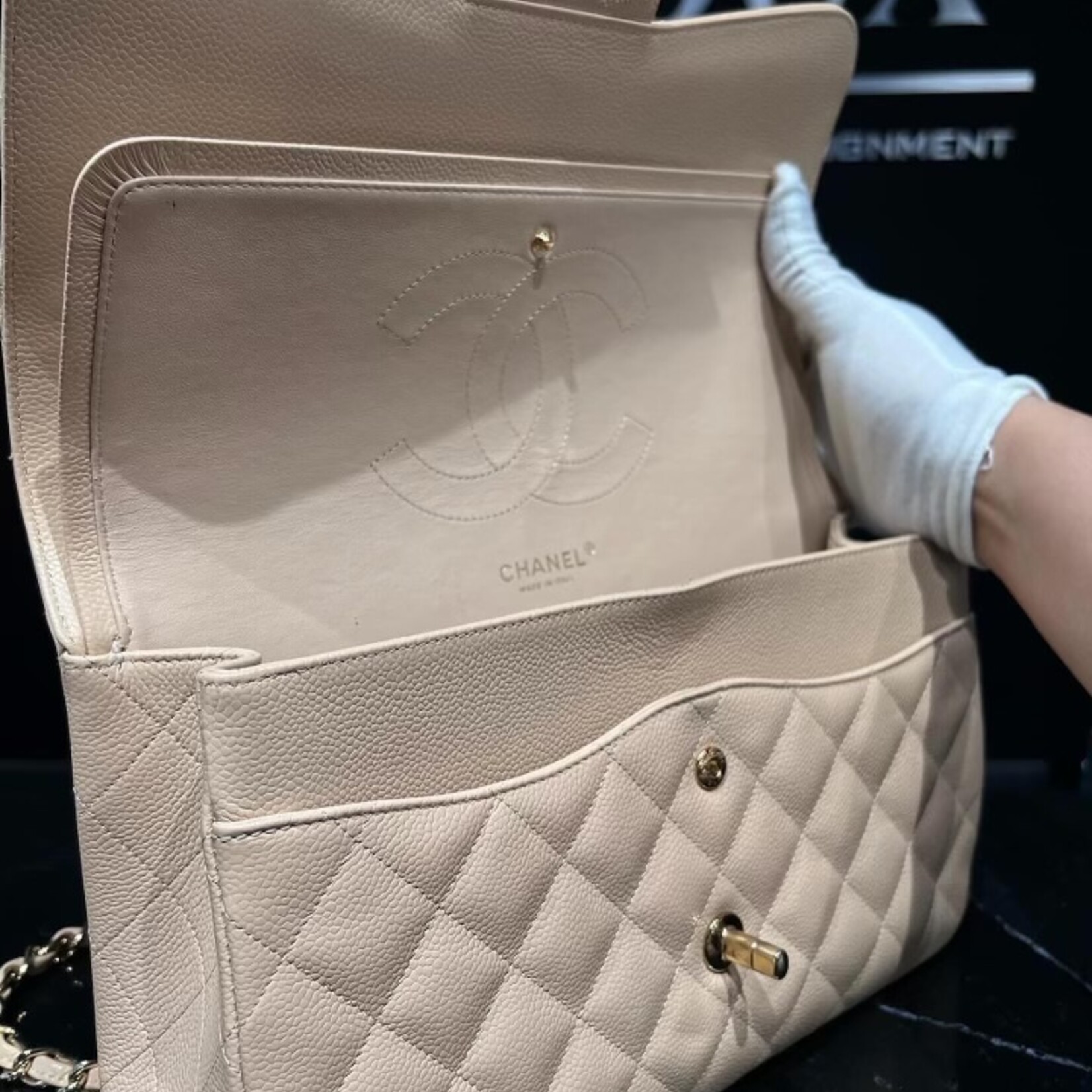 Chanel SOLD- Chanel Jumbo Caviar GHW