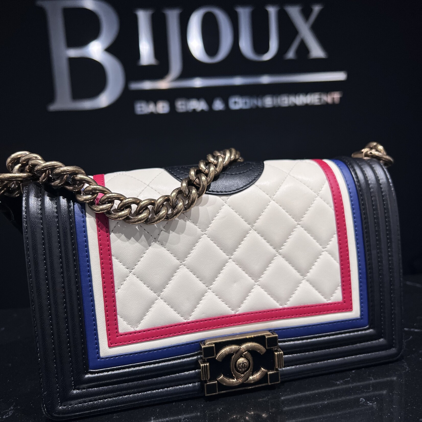 Chanel SOLD- Chanel Medium Multicolor Boy Bag