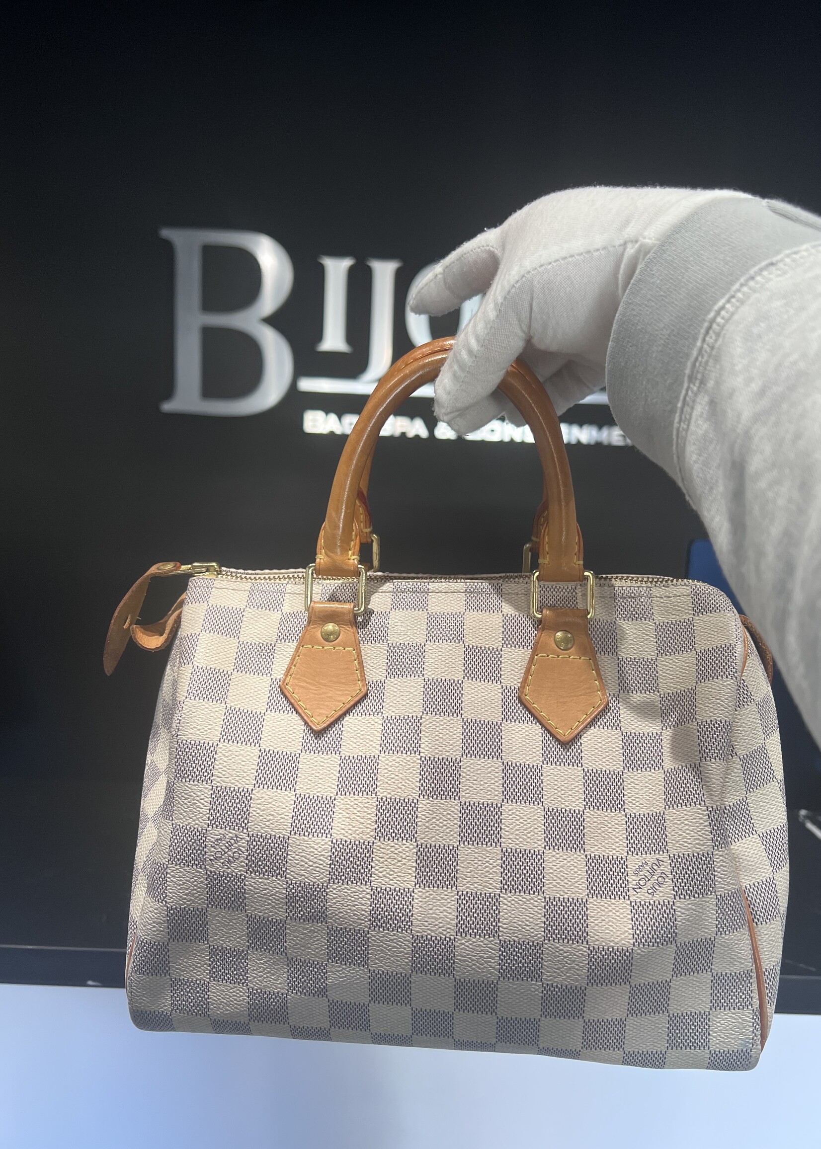 Louis Vuitton SOLD - Louis Vuitton Damier Azur Speedy 25