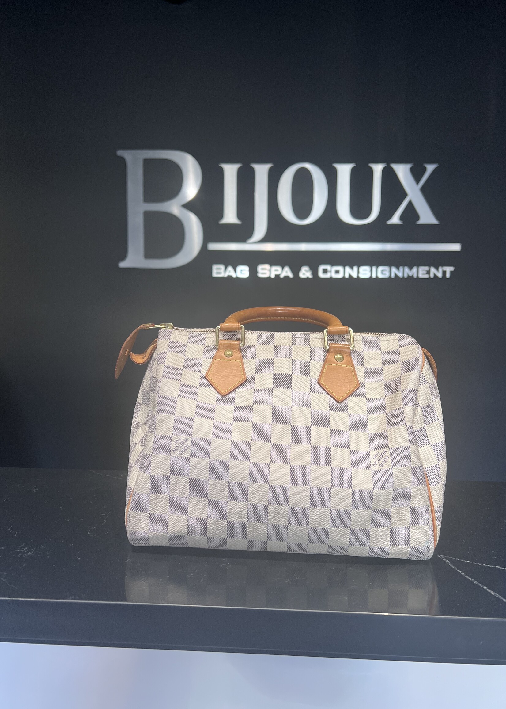 Louis Vuitton SOLD - Louis Vuitton Damier Azur Speedy 25