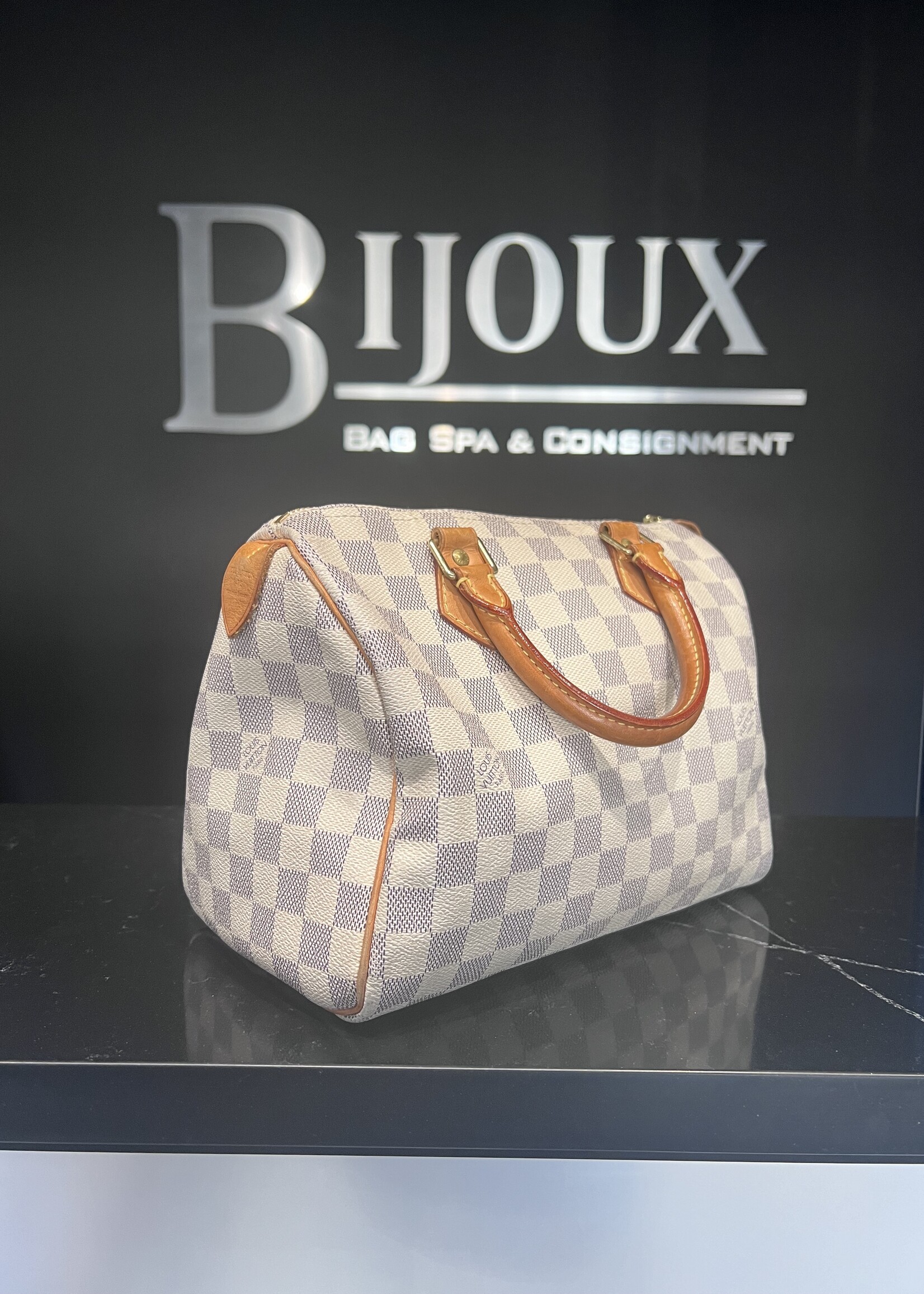 Louis Vuitton SOLD - Louis Vuitton Damier Azur Speedy 25
