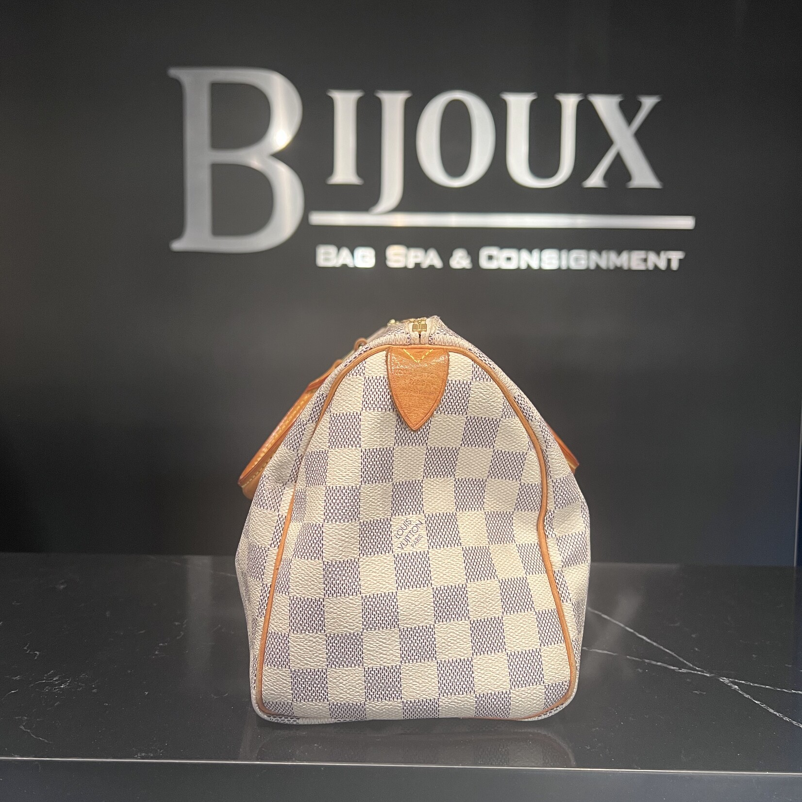 Louis Vuitton SOLD - Louis Vuitton Damier Azur Speedy 25