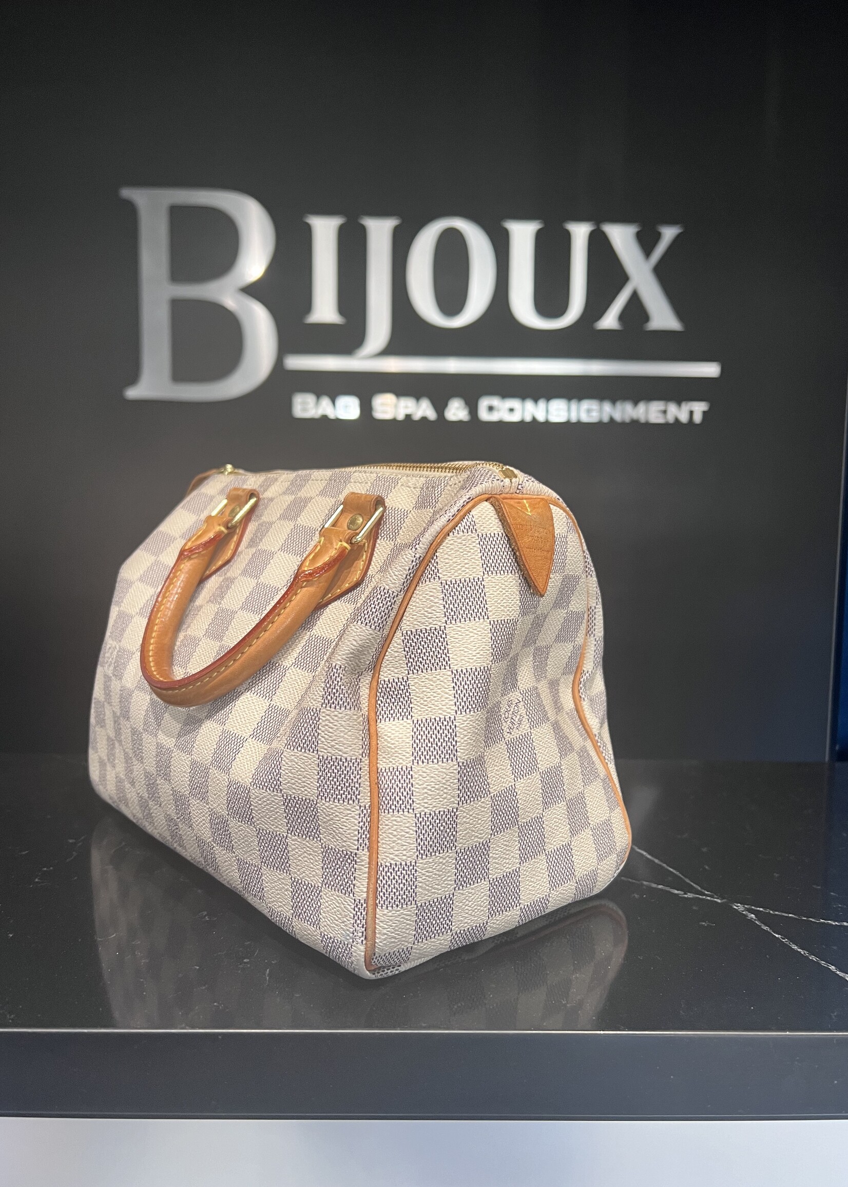 Louis Vuitton SOLD - Louis Vuitton Damier Azur Speedy 25