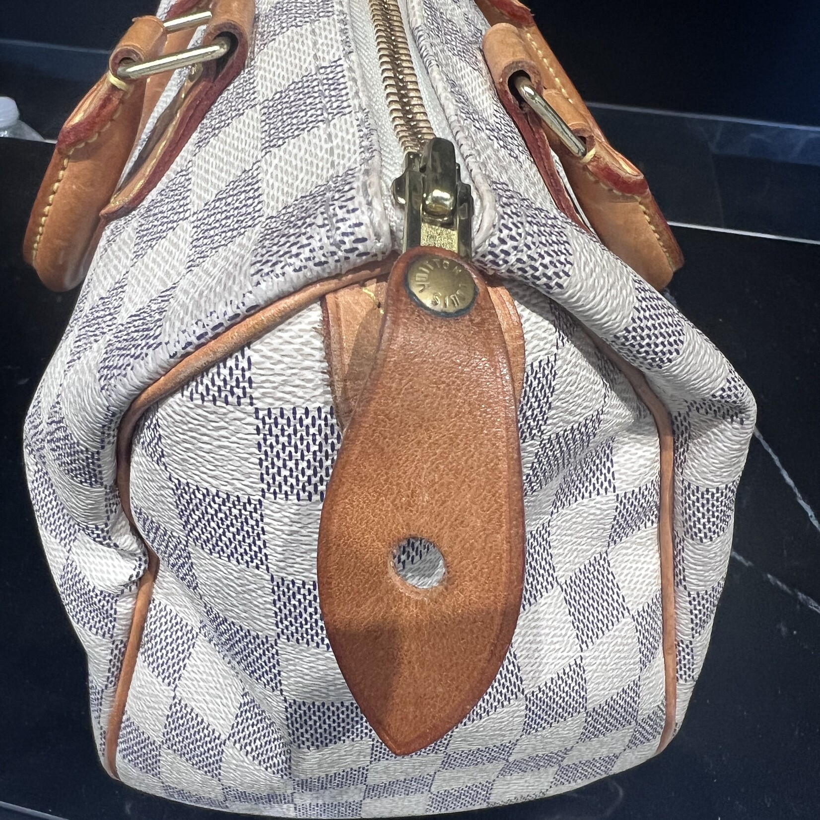 Louis Vuitton SOLD - Louis Vuitton Damier Azur Speedy 25