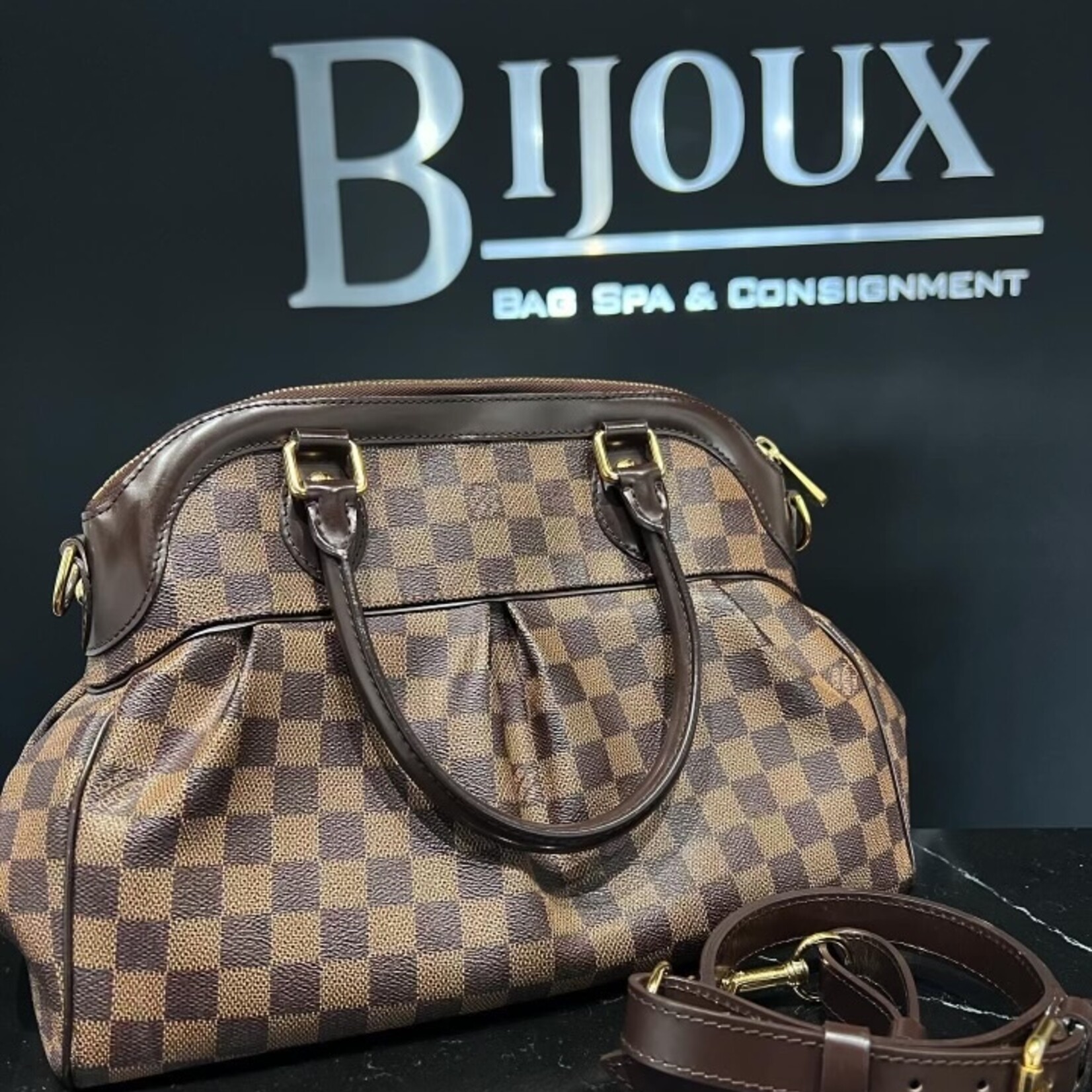 Louis Vuitton SOLD- Louis Vuitton Trevi PM Damier Ebene