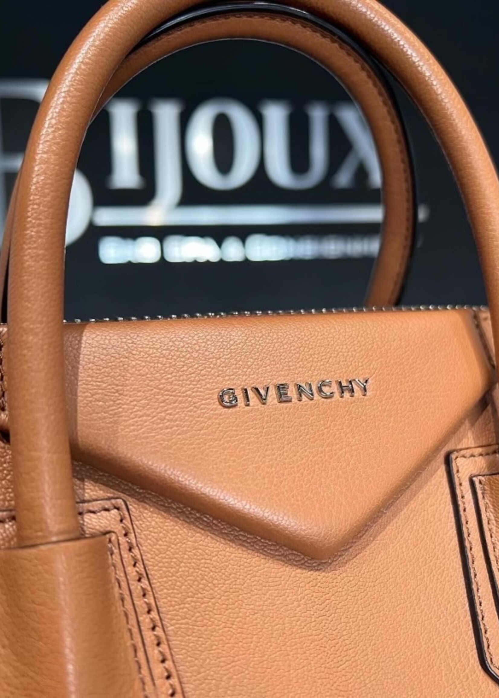 Givenchy SOLD - Givenchy Brown Pebbled Leather Antigona