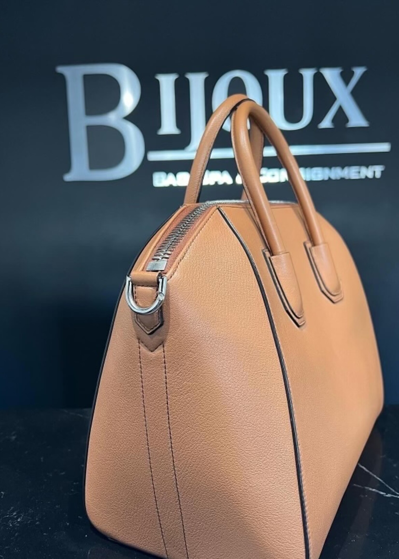 Givenchy SOLD - Givenchy Brown Pebbled Leather Antigona