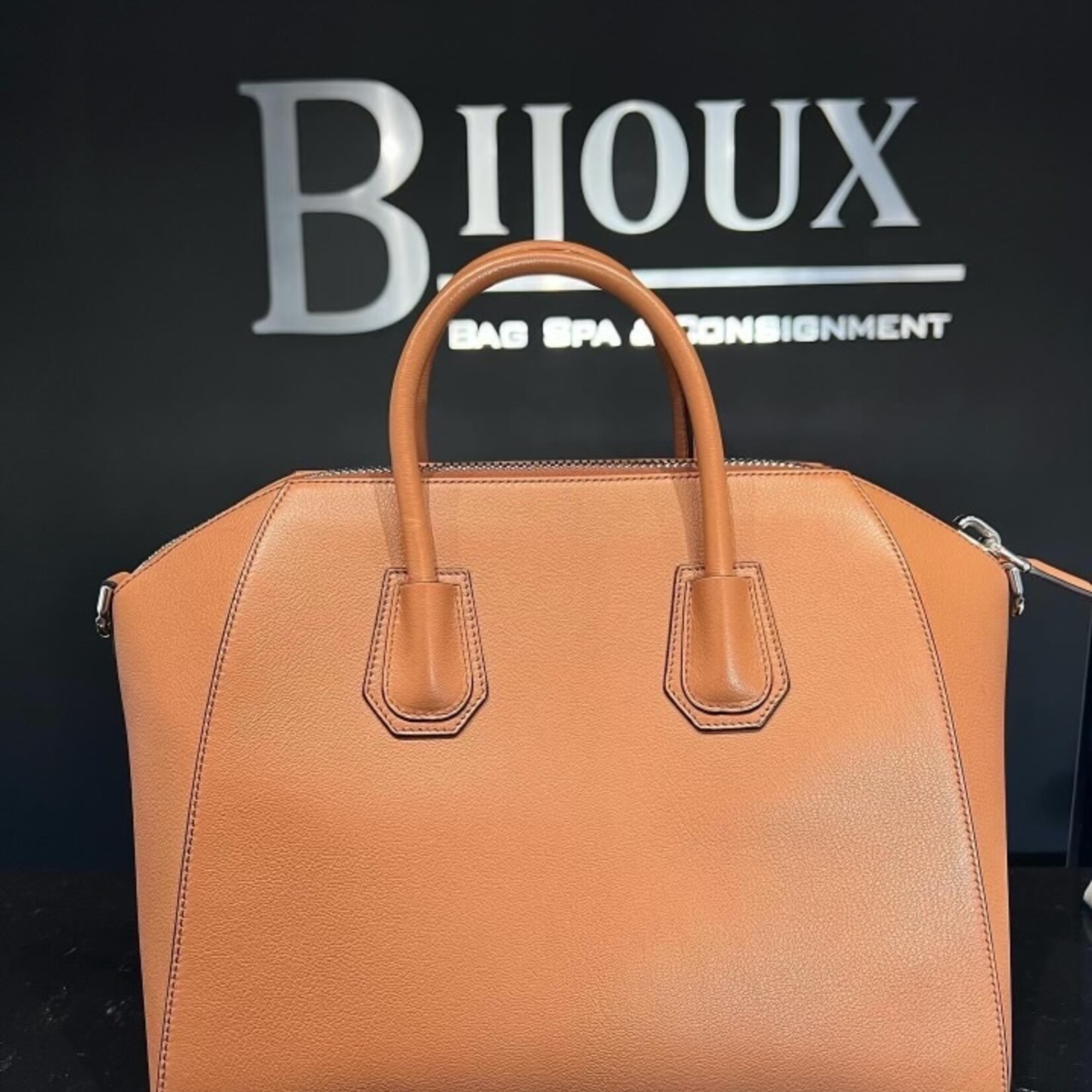 Givenchy SOLD - Givenchy Brown Pebbled Leather Antigona