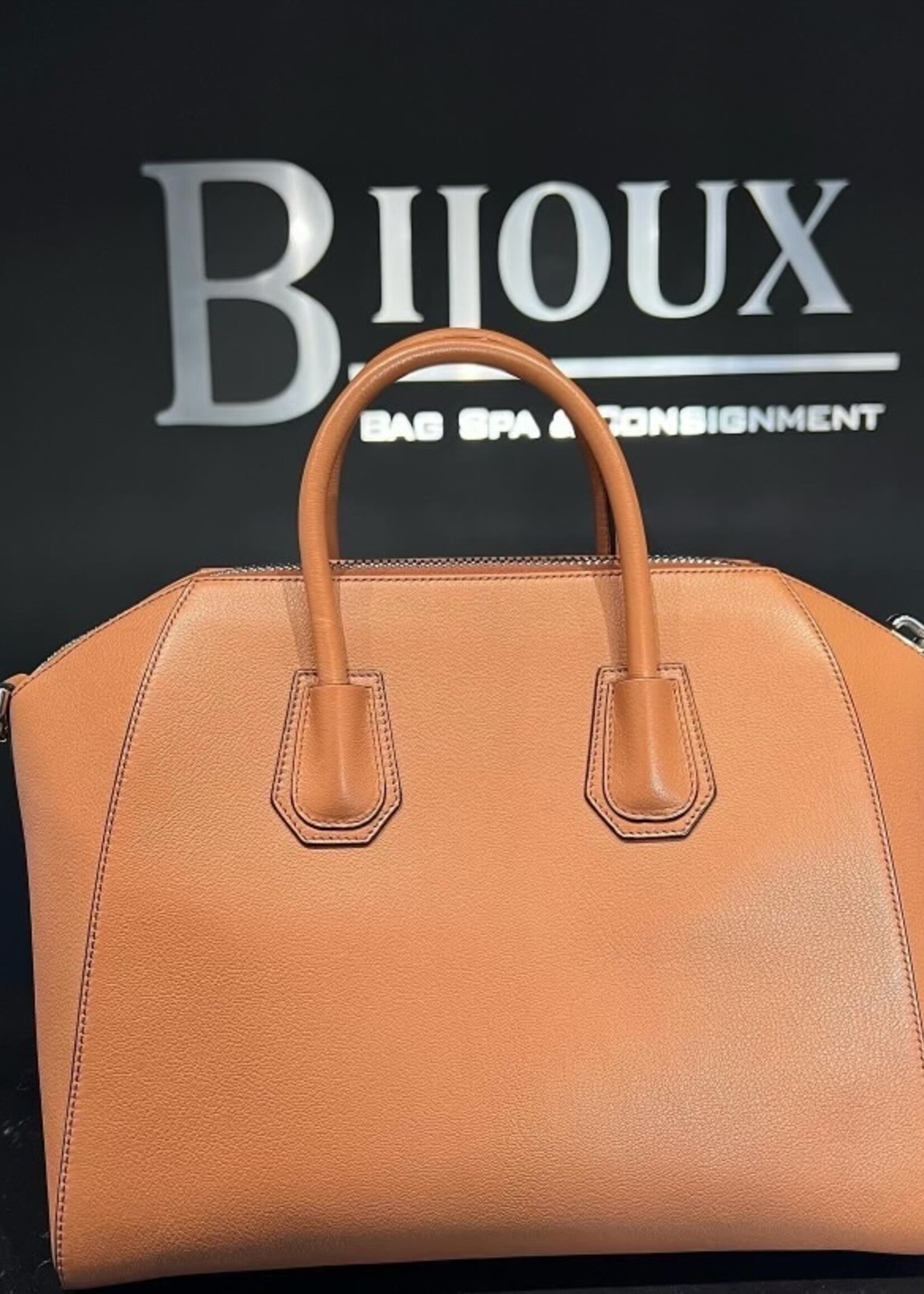 Givenchy SOLD - Givenchy Brown Pebbled Leather Antigona