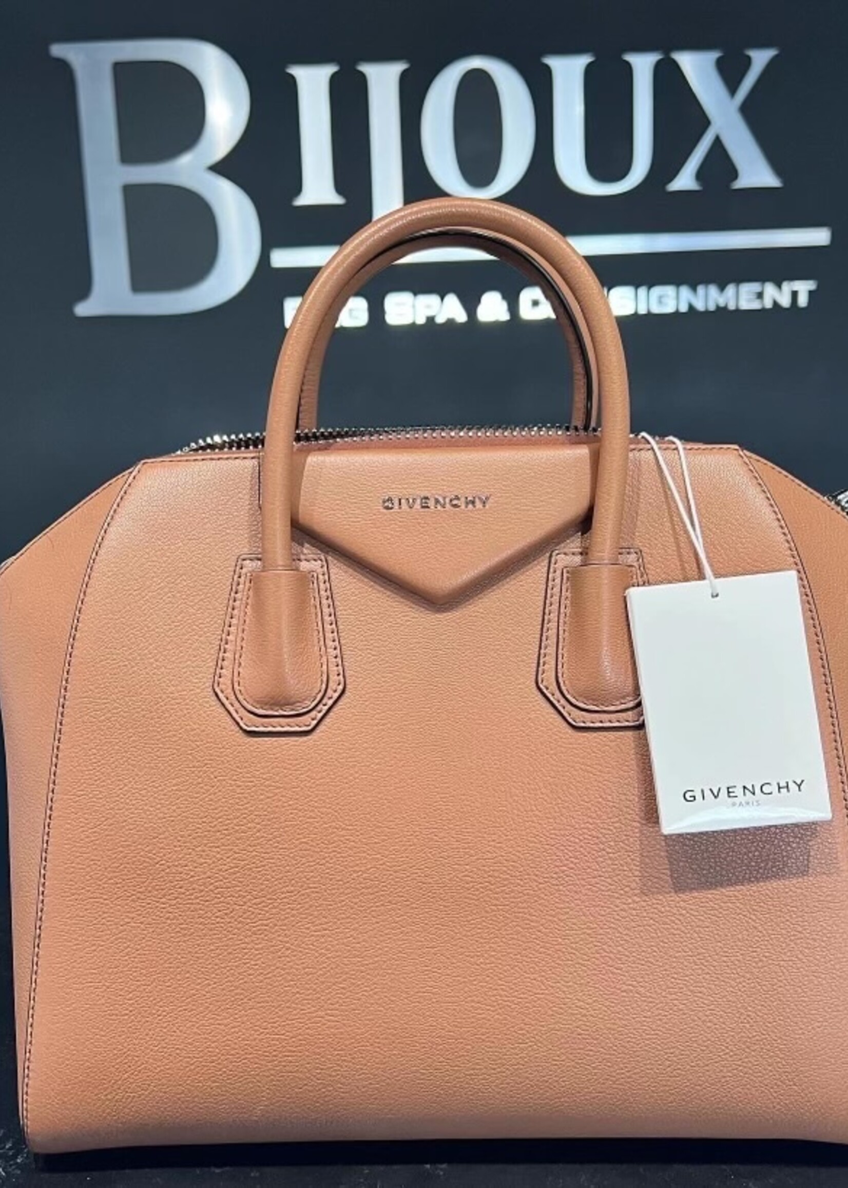 Givenchy SOLD - Givenchy Brown Pebbled Leather Antigona