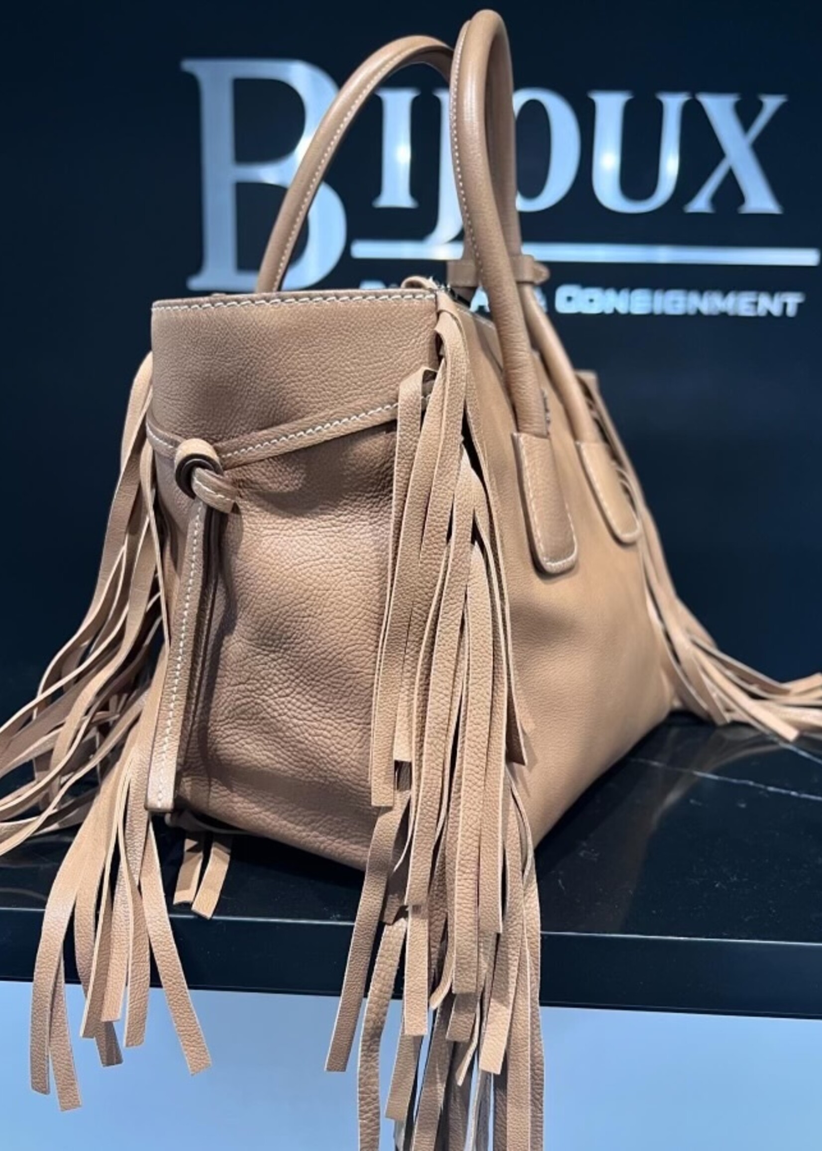 Prada SOLD- Prada Grace Calf Fringe Tote