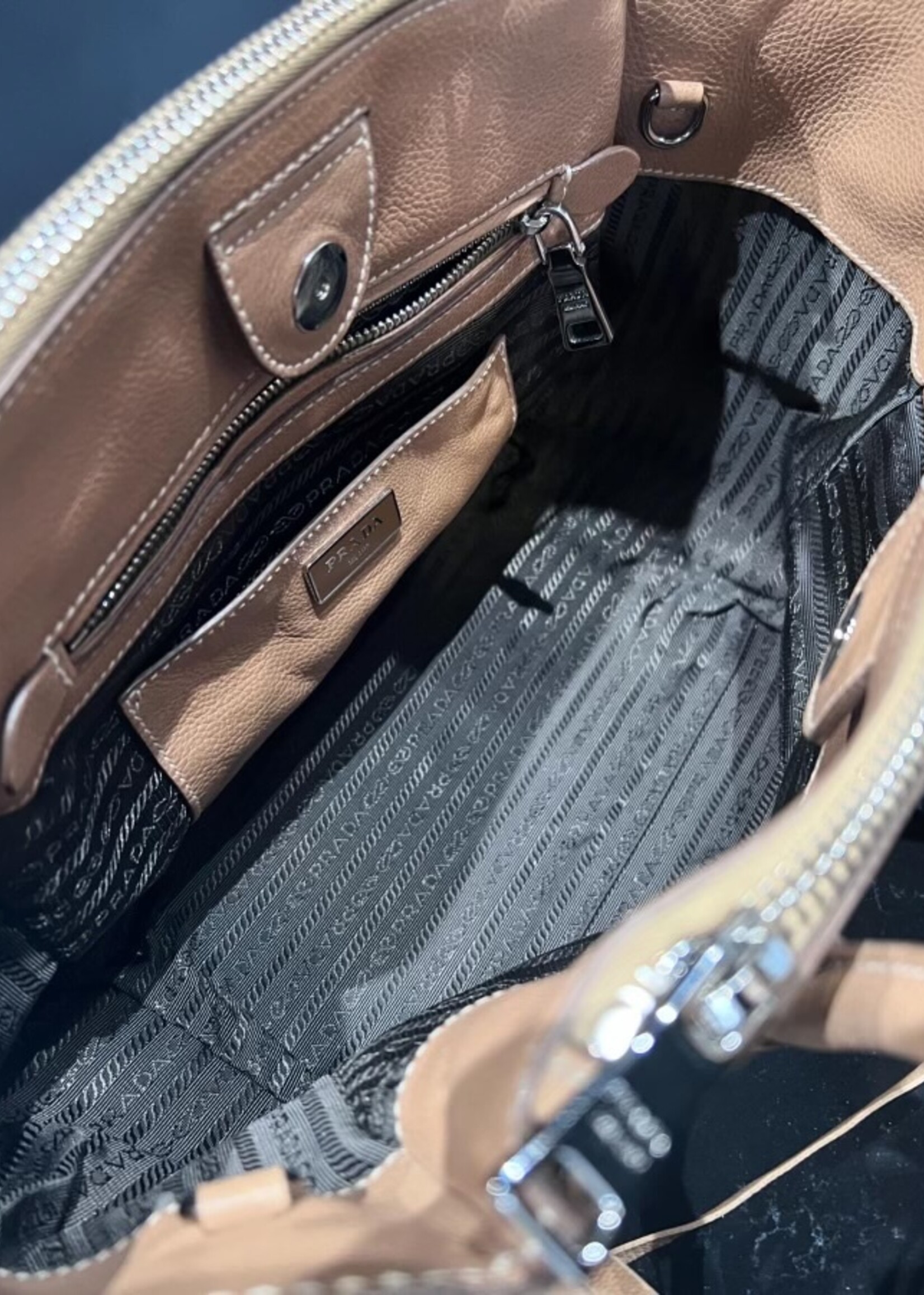 Prada SOLD- Prada Grace Calf Fringe Tote