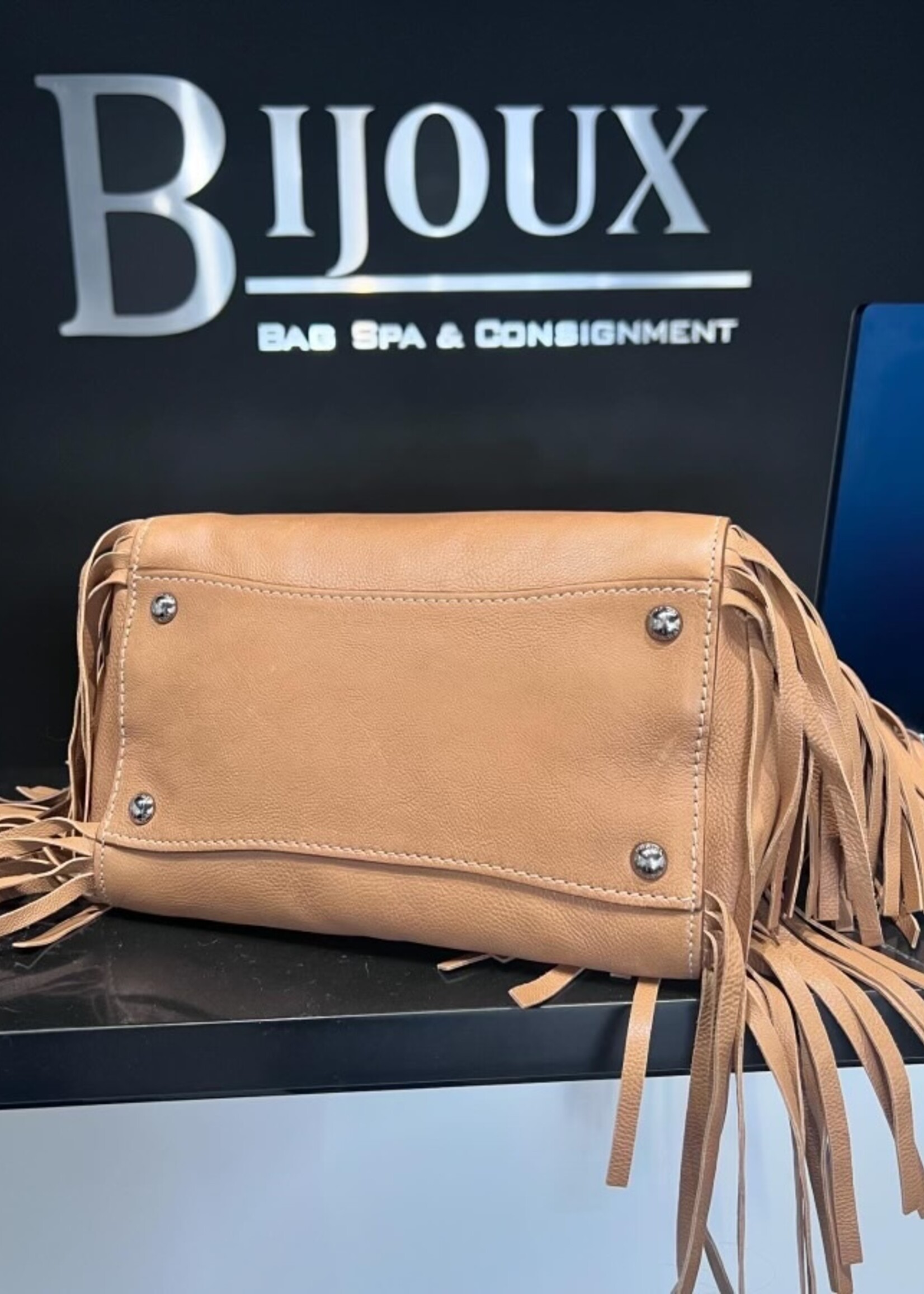 Prada SOLD- Prada Grace Calf Fringe Tote