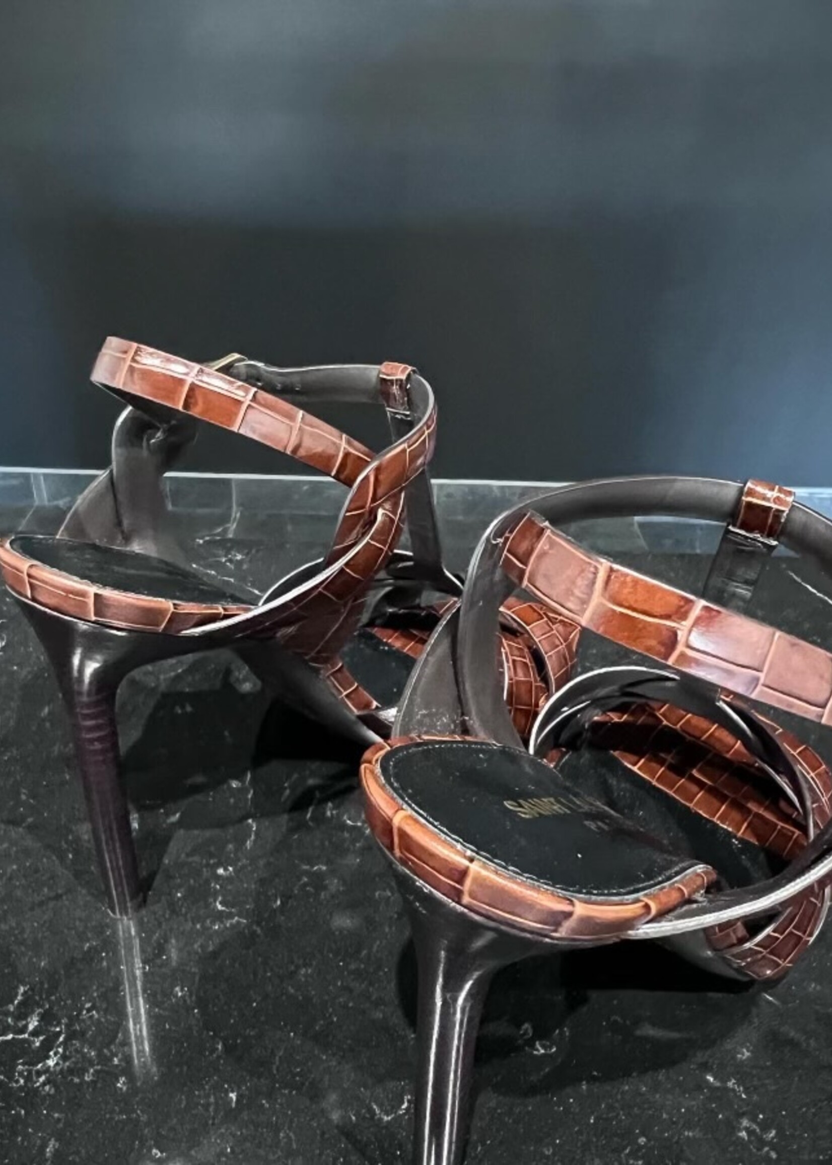 Saint Laurent Saint Laurent Croc Tribute 105- 39.5