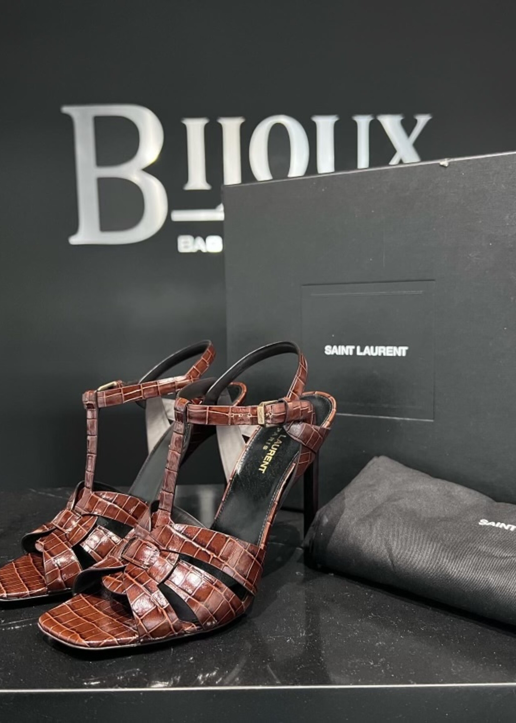 Saint Laurent Saint Laurent Croc Tribute 105- 39.5