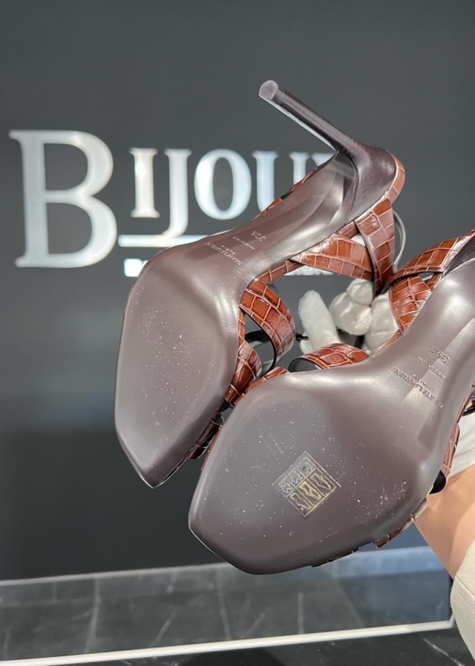 Saint Laurent Saint Laurent Croc Tribute 105- 39.5