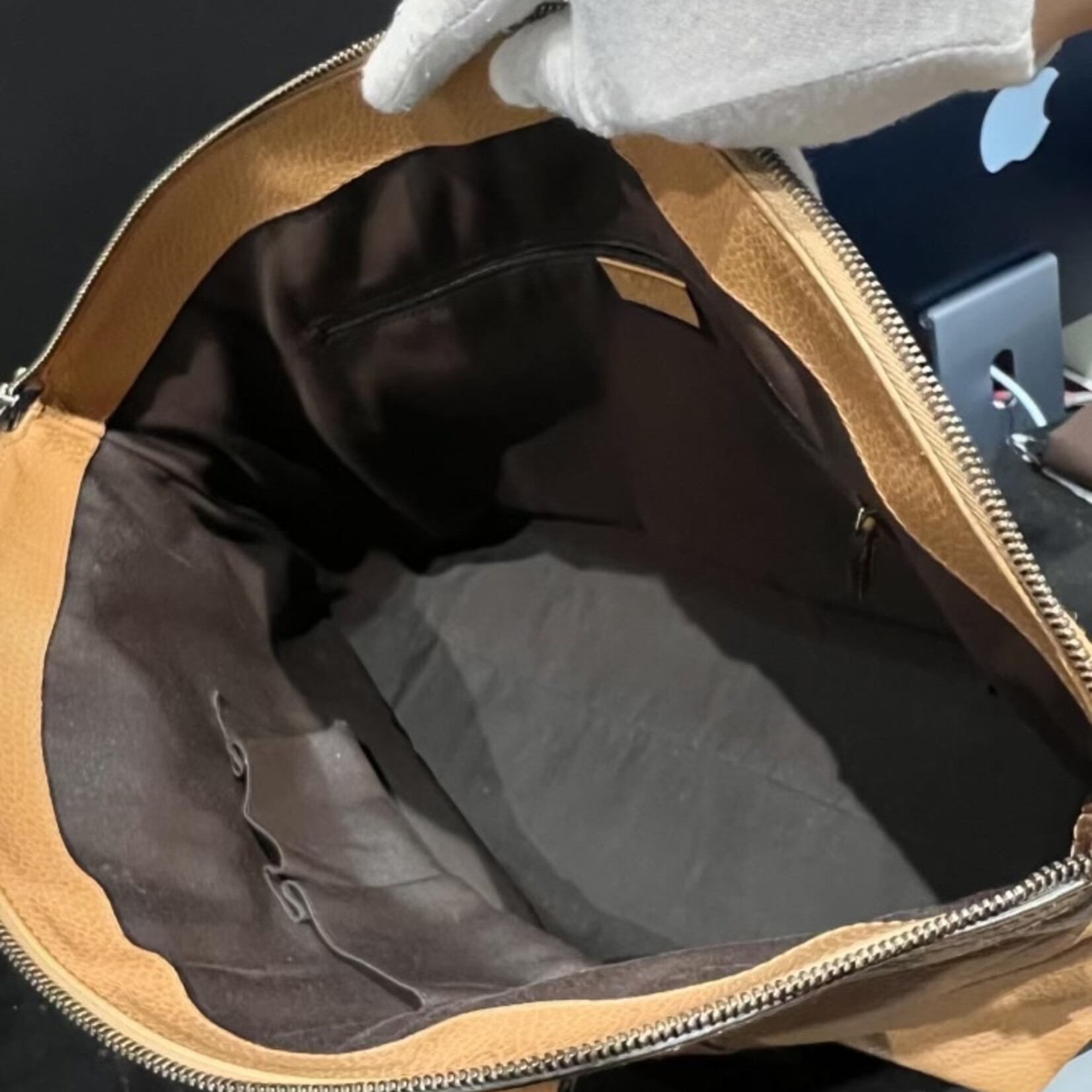 Gucci SOLD - Gucci Large Pebbled Dome Tote
